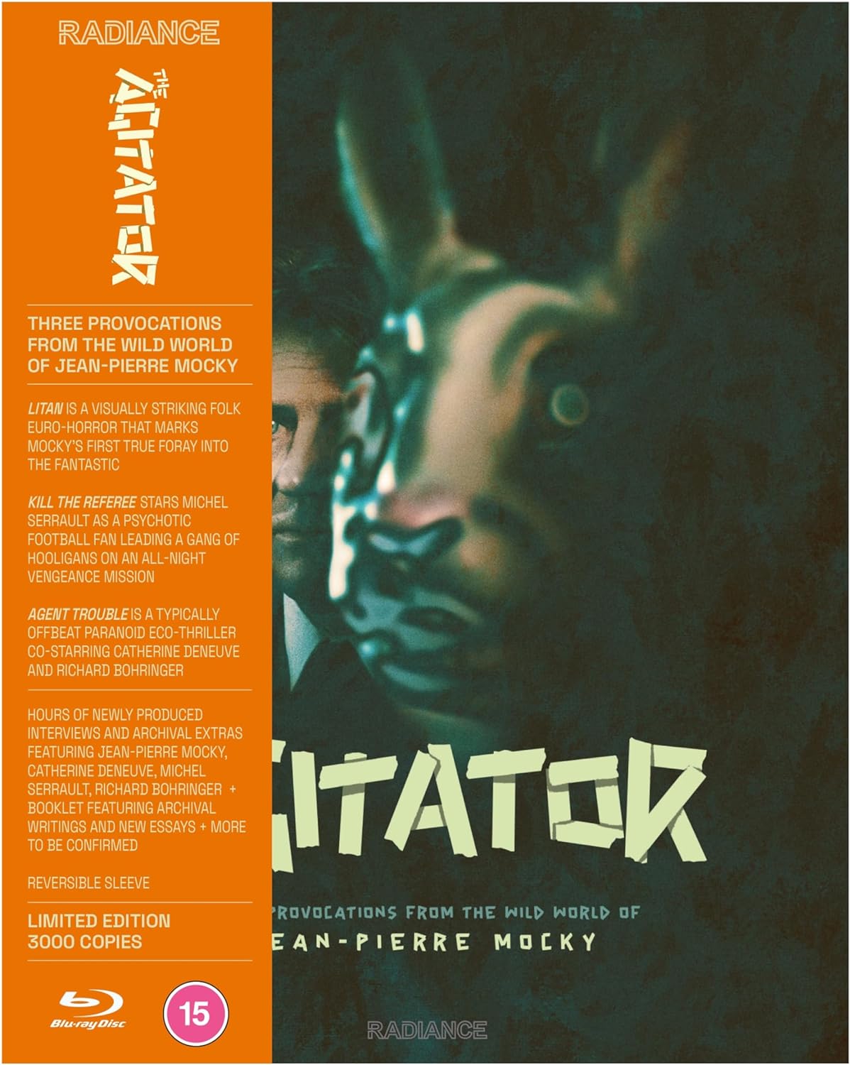 THE AGITATOR: THREE PROVOCATIONS FROM THE WILD WORLD OF JEAN-PIERRE MOCKY (REGION B IMPORT - LIMITED EDITION) BLU-RAY [PRE-ORDER]