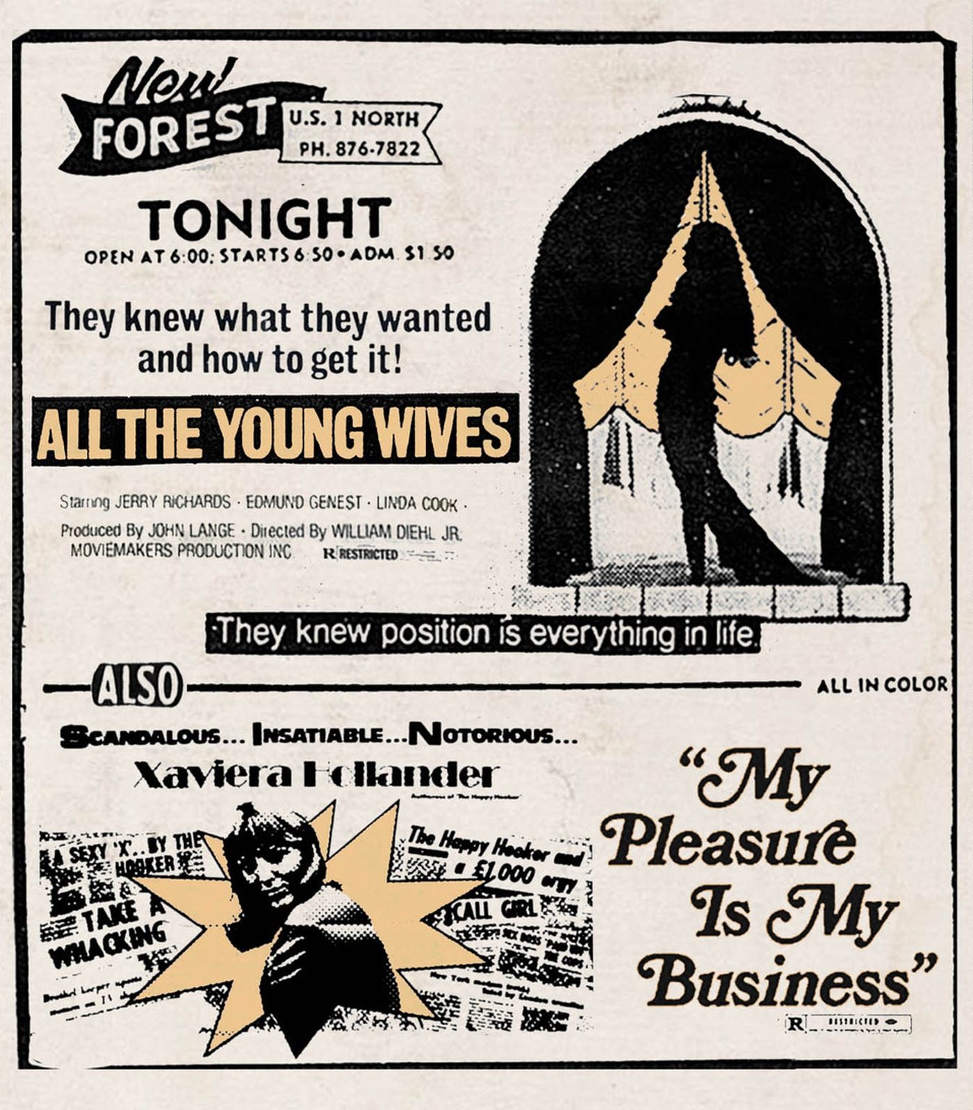 ALL THE YOUNG WIVES / MY PLEASURE IS MY BUSINESS BLU-RAY