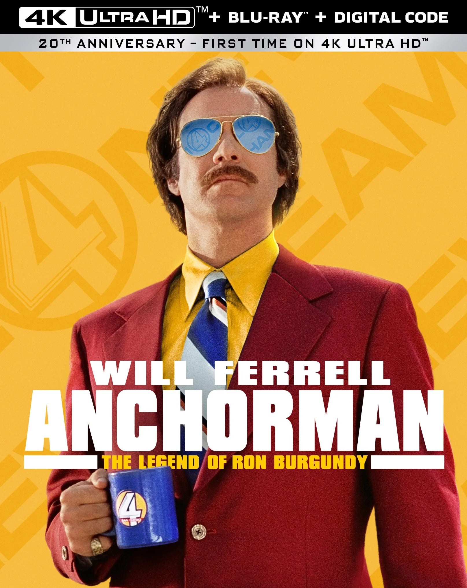 ANCHORMAN: THE LEGEND OF RON BURGUNDY 4K UHD/BLU-RAY [PRE-ORDER]