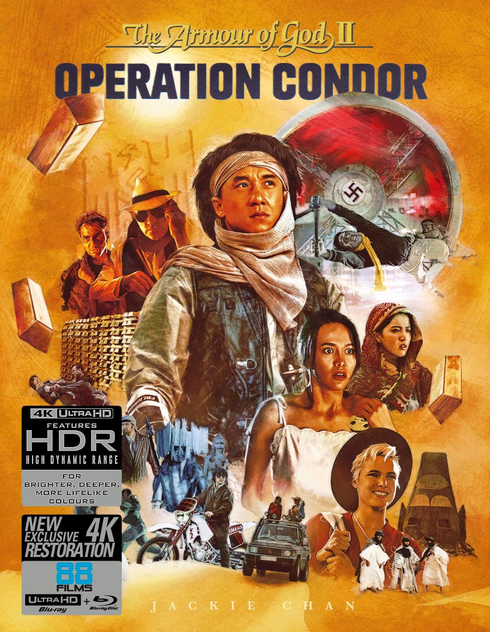 ARMOUR OF GOD II: OPERATION CONDOR (REGION FREE/B IMPORT - DELUXE LIMITED EDITION) 4K UHD/BLU-RAY