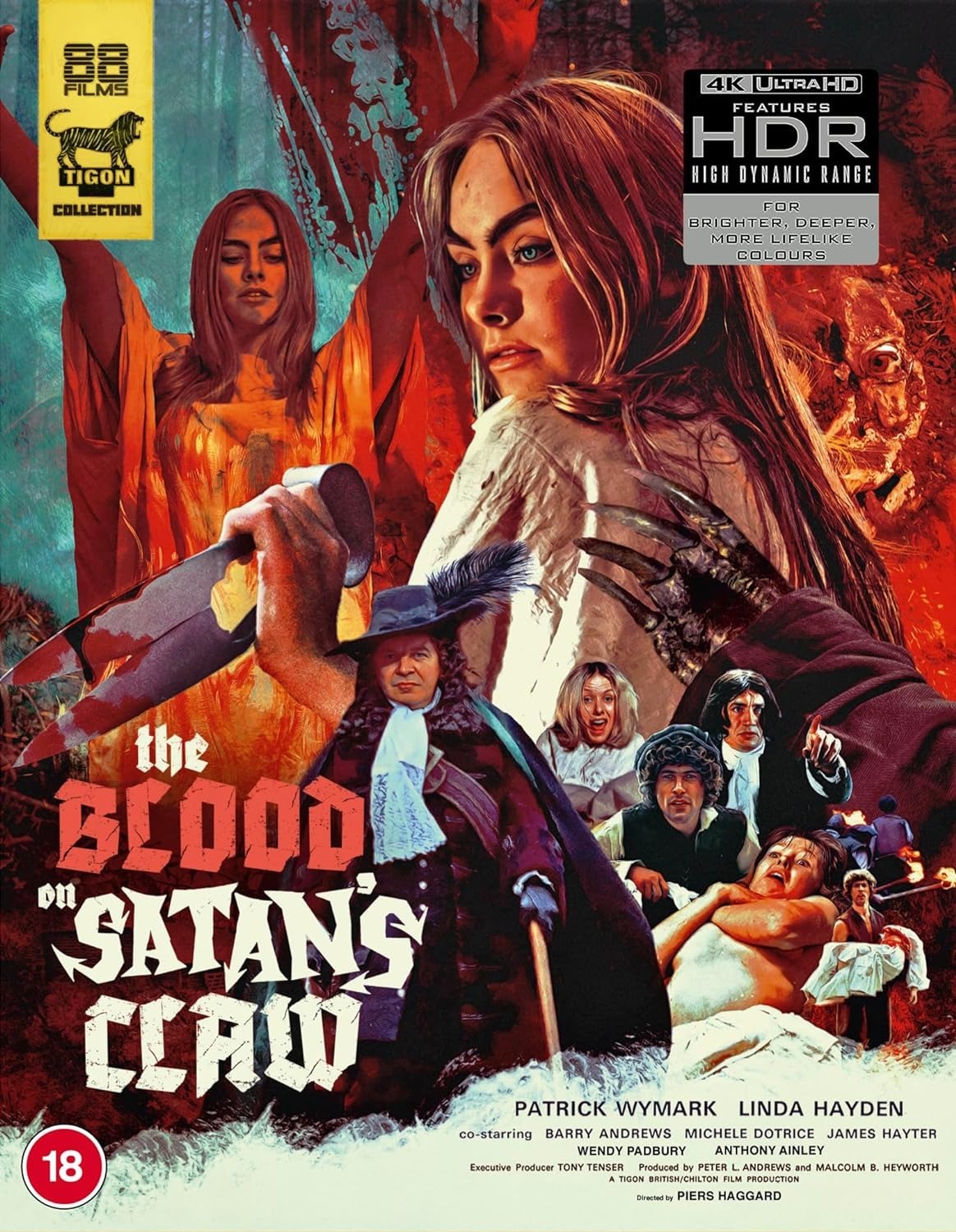 THE BLOOD ON SATAN'S CLAW (REGION FREE/B IMPORT) 4K UHD/BLU-RAY