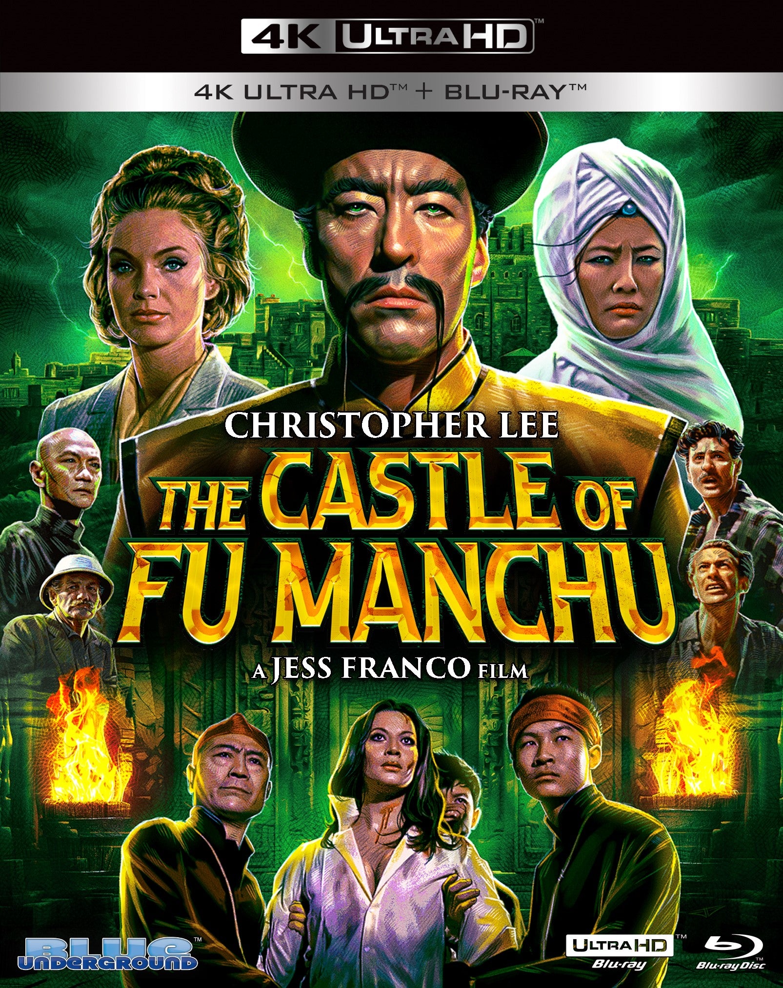 THE CASTLE OF FU MANCHU 4K UHD/BLU-RAY