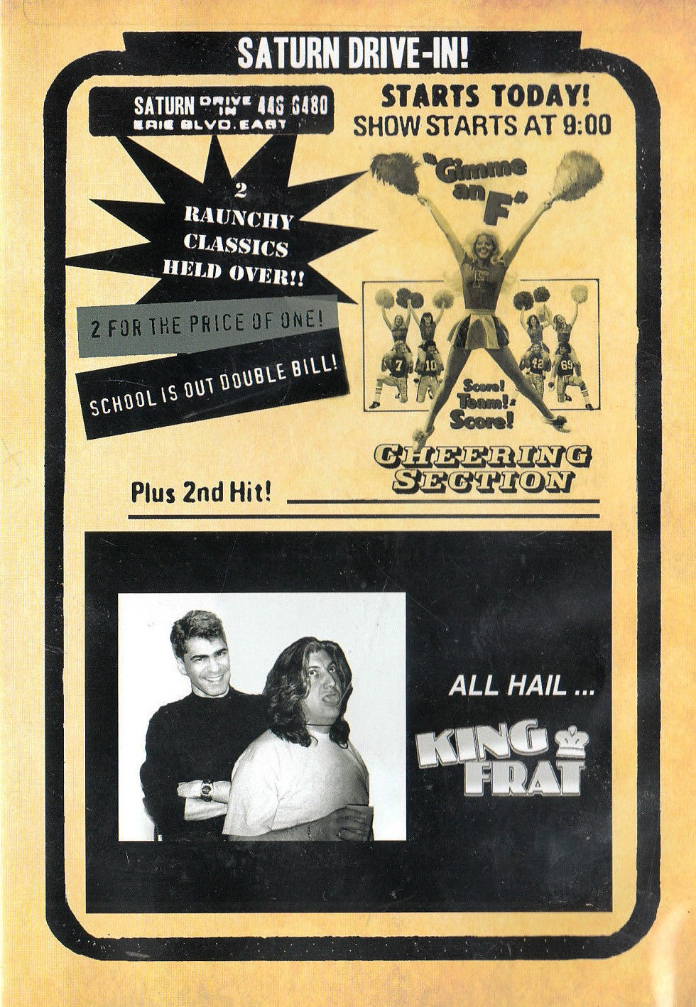 CHEERING SECTION / KING FRAT DVD