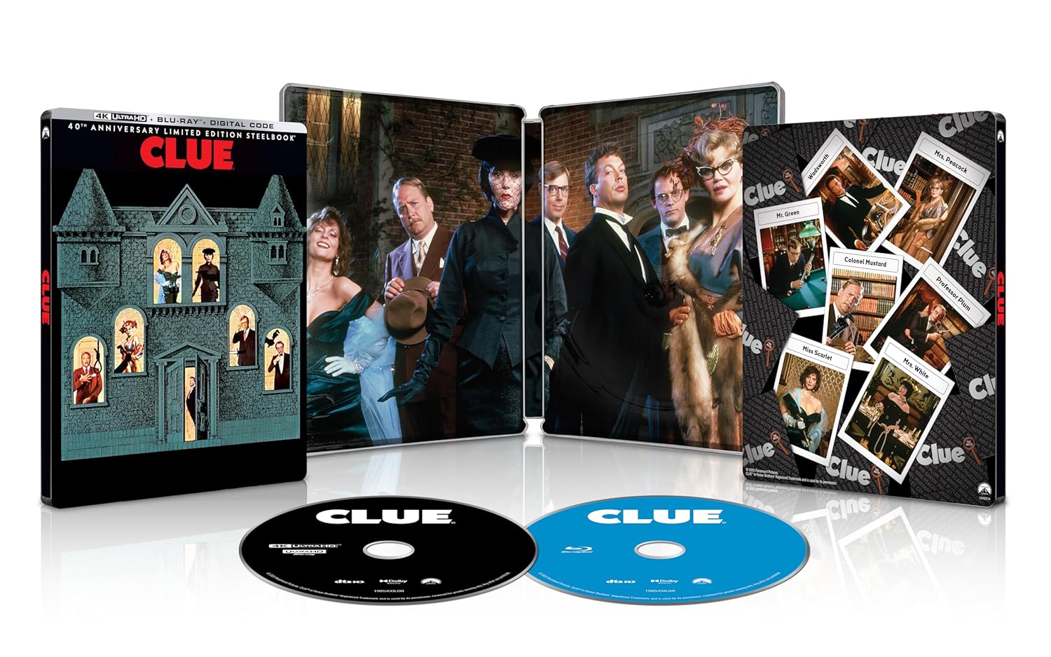 CLUE (LIMITED EDITION) 4K UHD/BLU-RAY STEELBOOK
