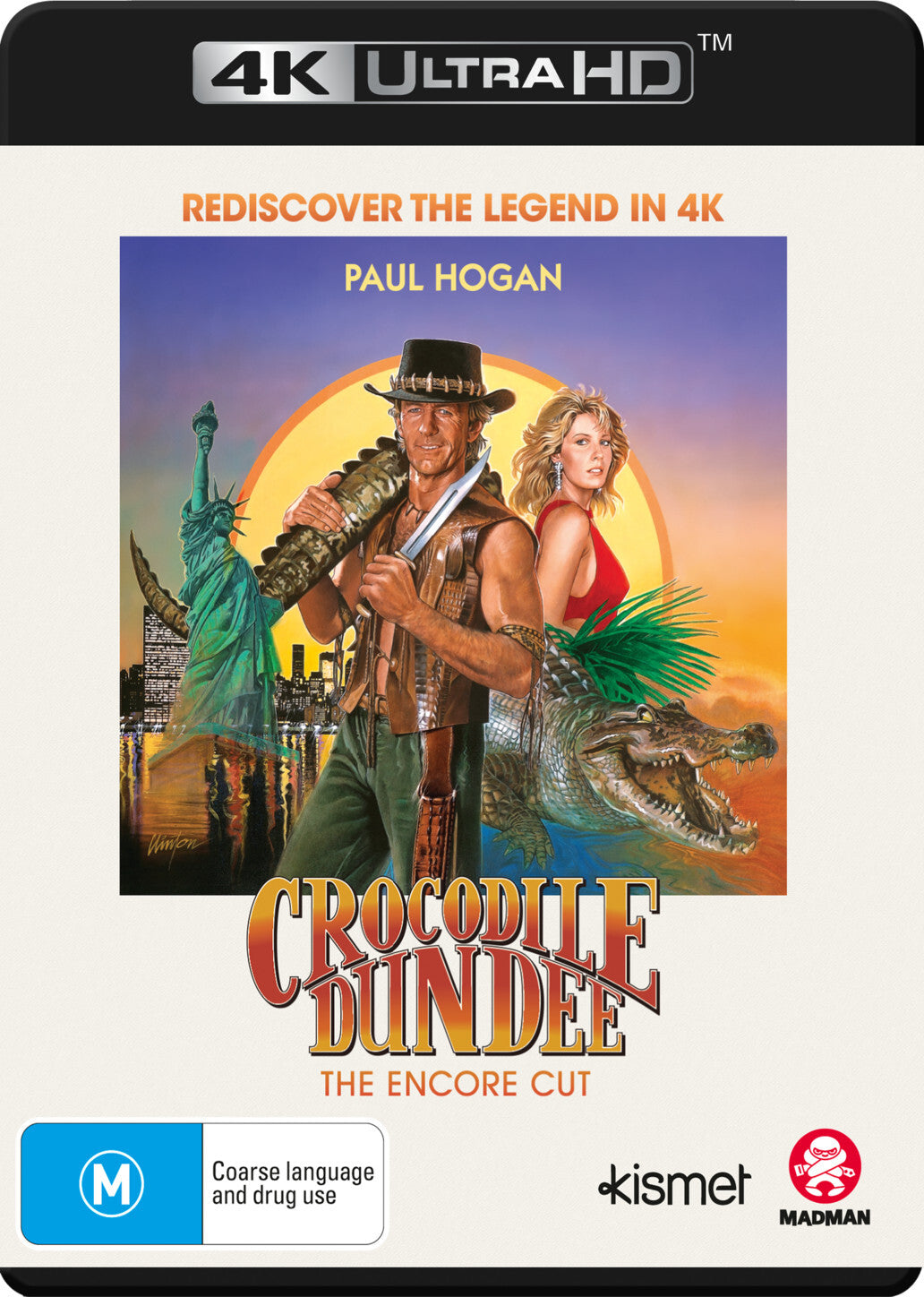 CROCODILE DUNDEE (THE ENCORE CUT) (REGION FREE IMPORT) 4K UHD/BLU-RAY