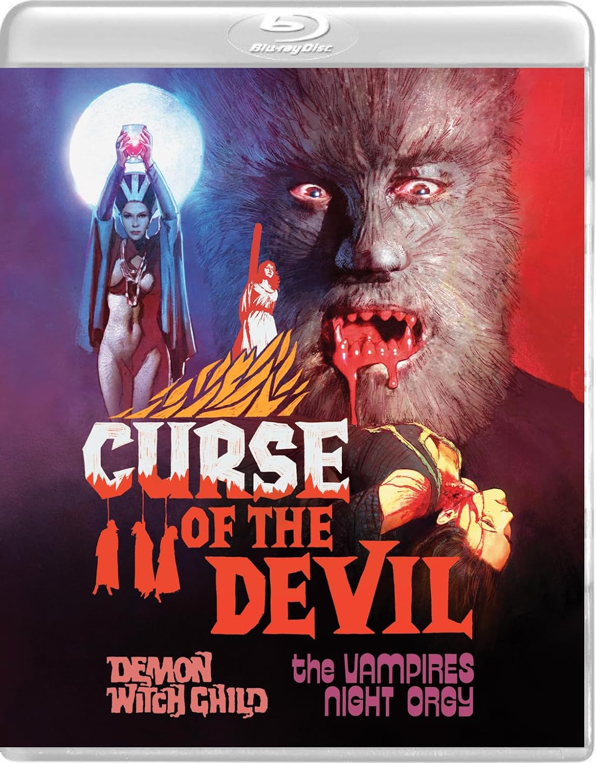 CURSE OF THE DEVIL / THE VAMPIRES NIGHT ORGY / DEMON WITCH CHILD BLU-RAY