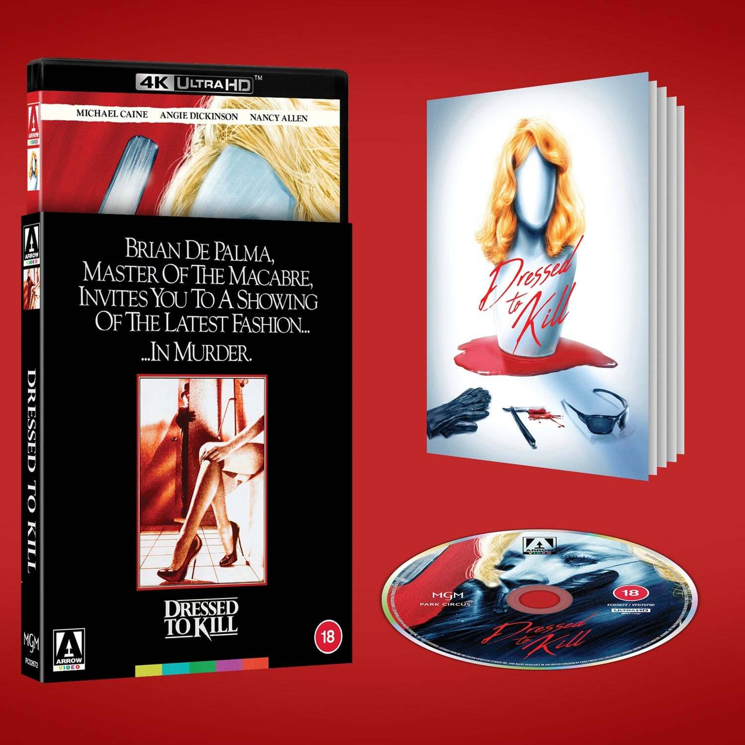 DRESSED TO KILL (REGION FREE IMPORT - LIMITED EDITION) 4K UHD