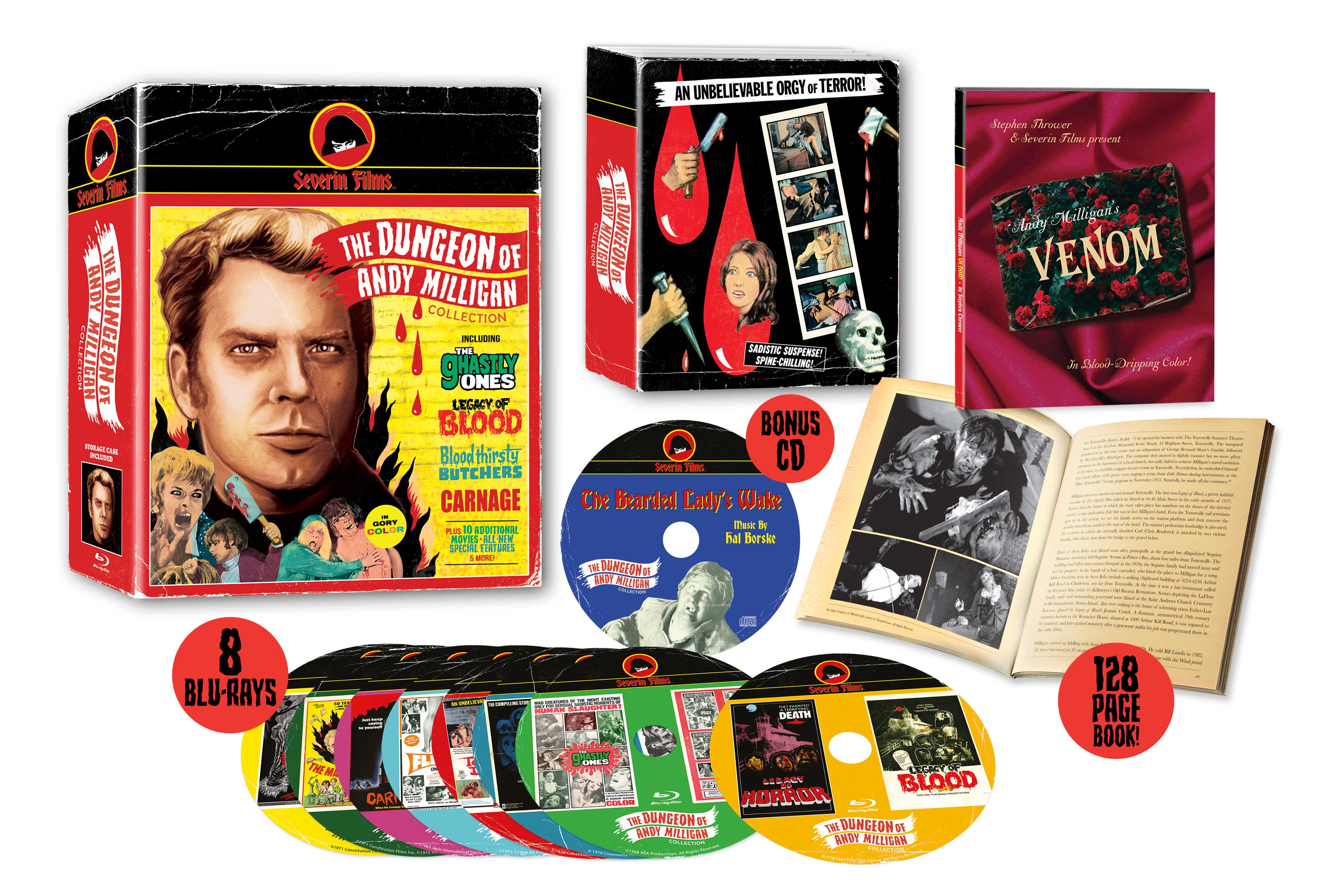 The Dungeon Of Andy Milligan Collection (Limited Edition) Blu-Ray Blu-Ray