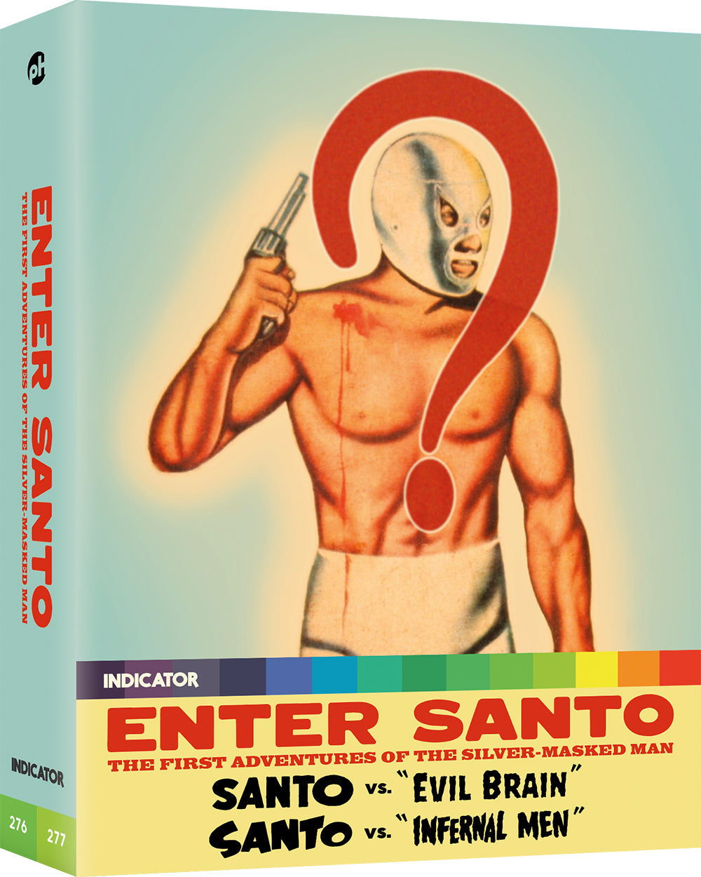 ENTER SANTO: THE FIRST ADVENTURES OF THE SILVER-MASKED MAN (LIMITED EDITION) BLU-RAY [SCRATCH AND DENT]