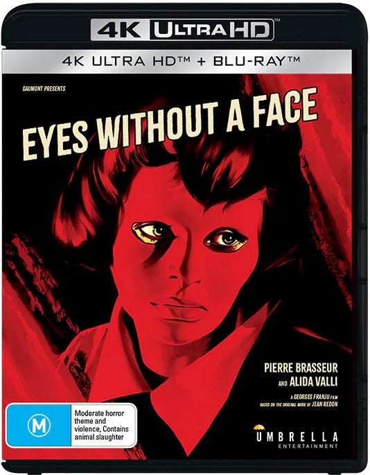 EYES WITHOUT A FACE (REGION FREE IMPORT) 4K UHD/BLU-RAY