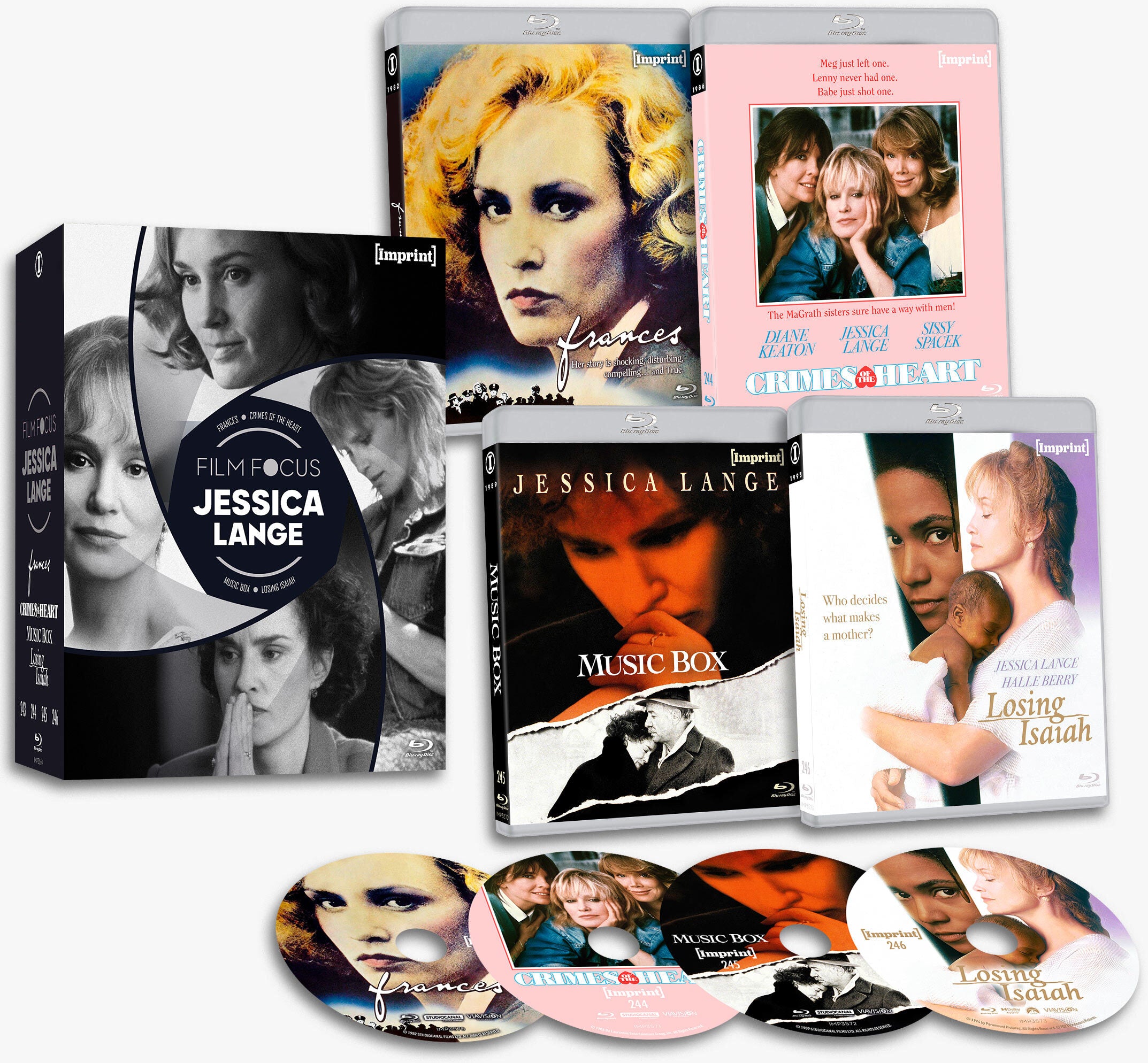FILM FOCUS: JESSICA LANGE (REGION FREE IMPORT - LIMITED EDITION) BLU-RAY