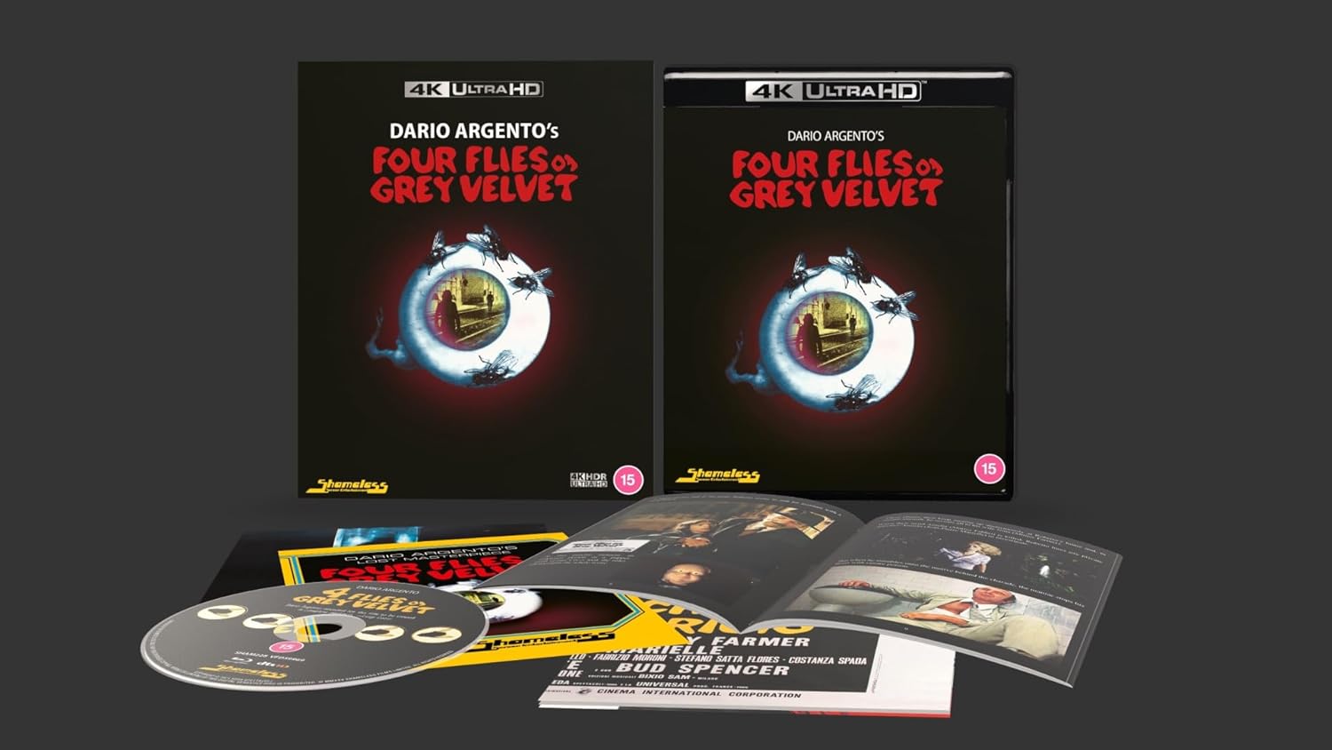 FOUR FLIES ON GREY VELVET (REGION FREE IMPORT - LIMITED EDITION) 4K UHD