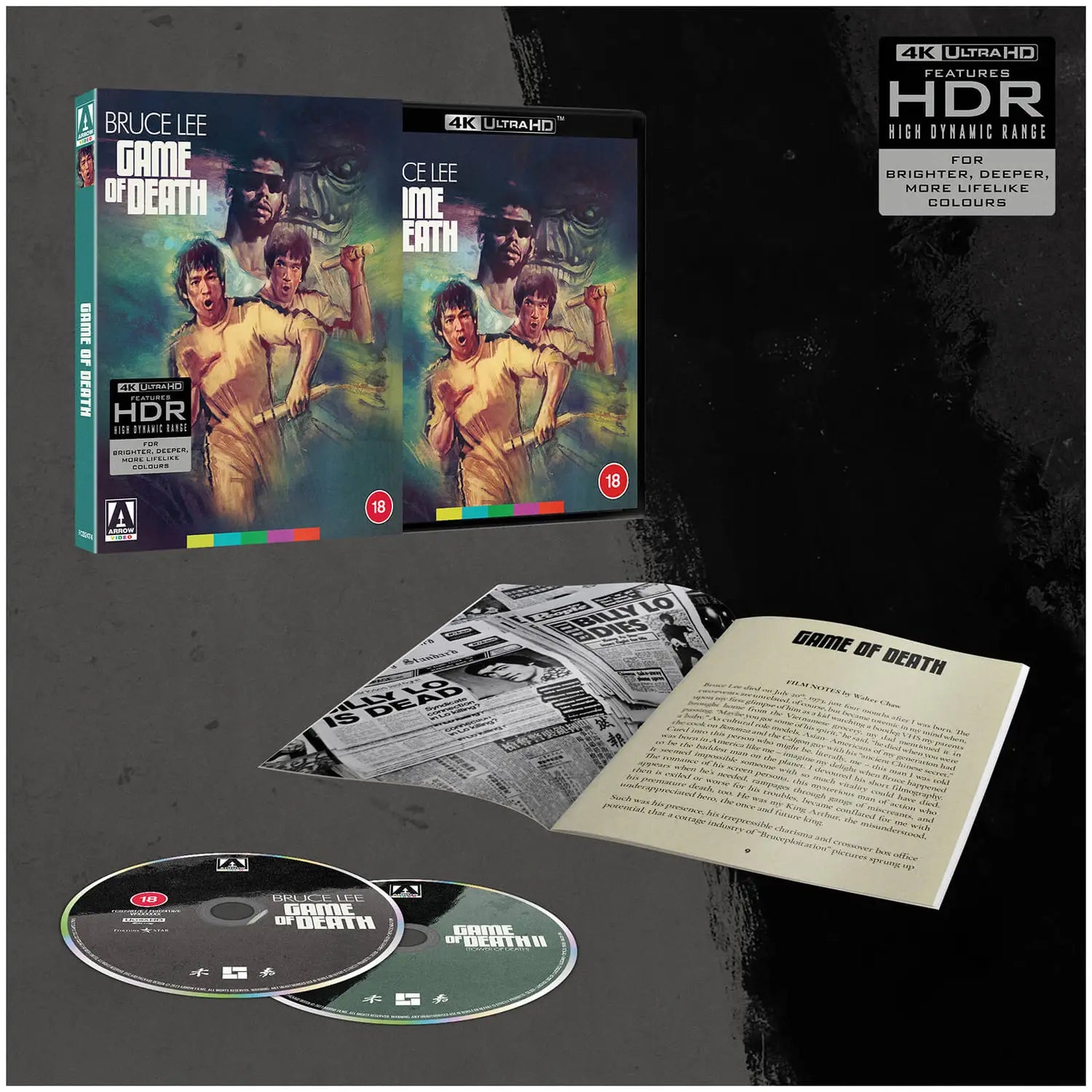 GAME OF DEATH (REGION FREE/B IMPORT - LIMITED EDITION) 4K UHD/BLU-RAY