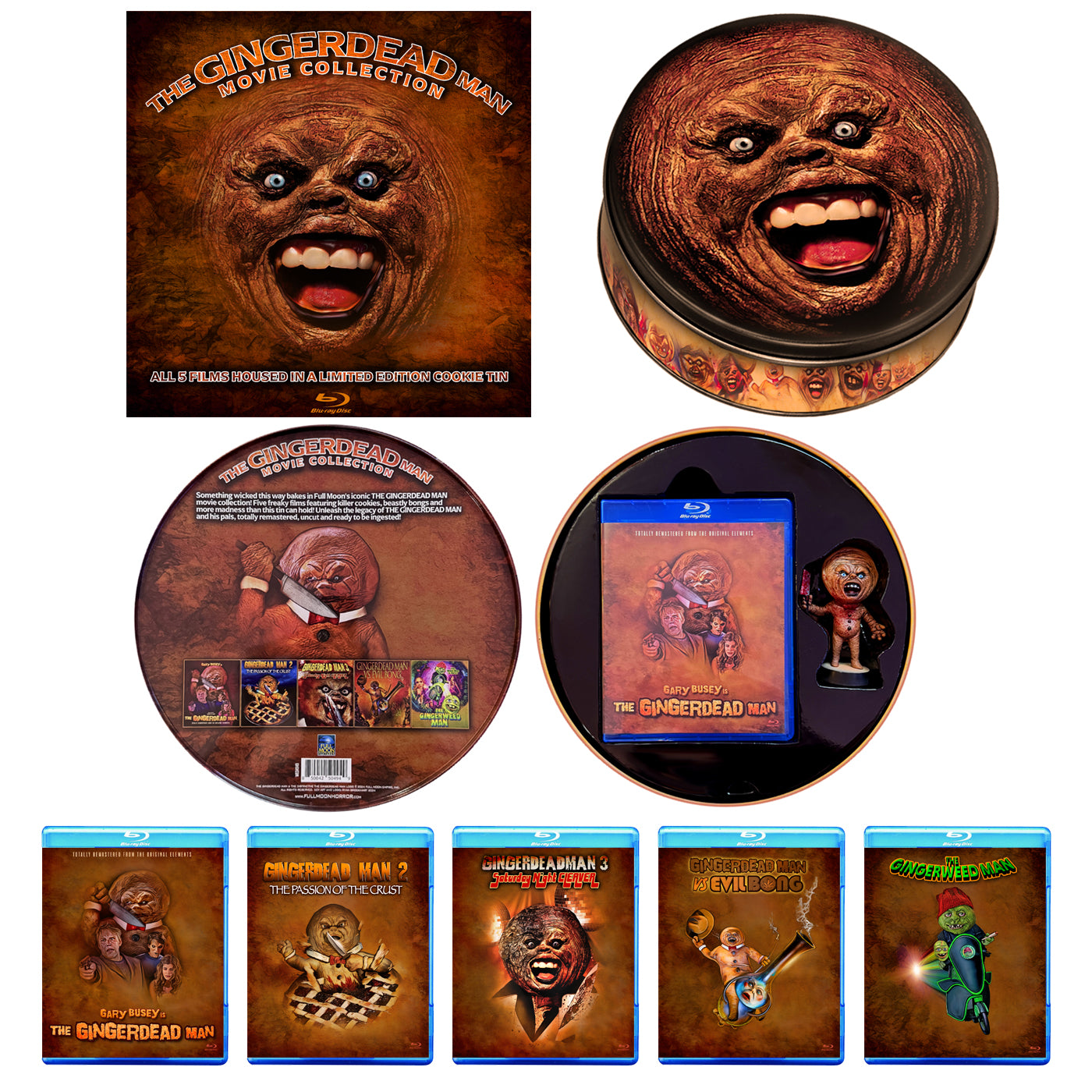 THE GINGERDEAD MAN MOVIE COLLECTION (LIMITED EDITION TIN) BLU-RAY