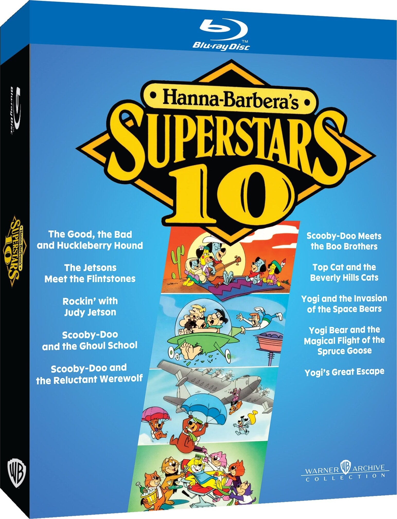 HANNA-BARBERA'S SUPERSTARS 10 BLU-RAY