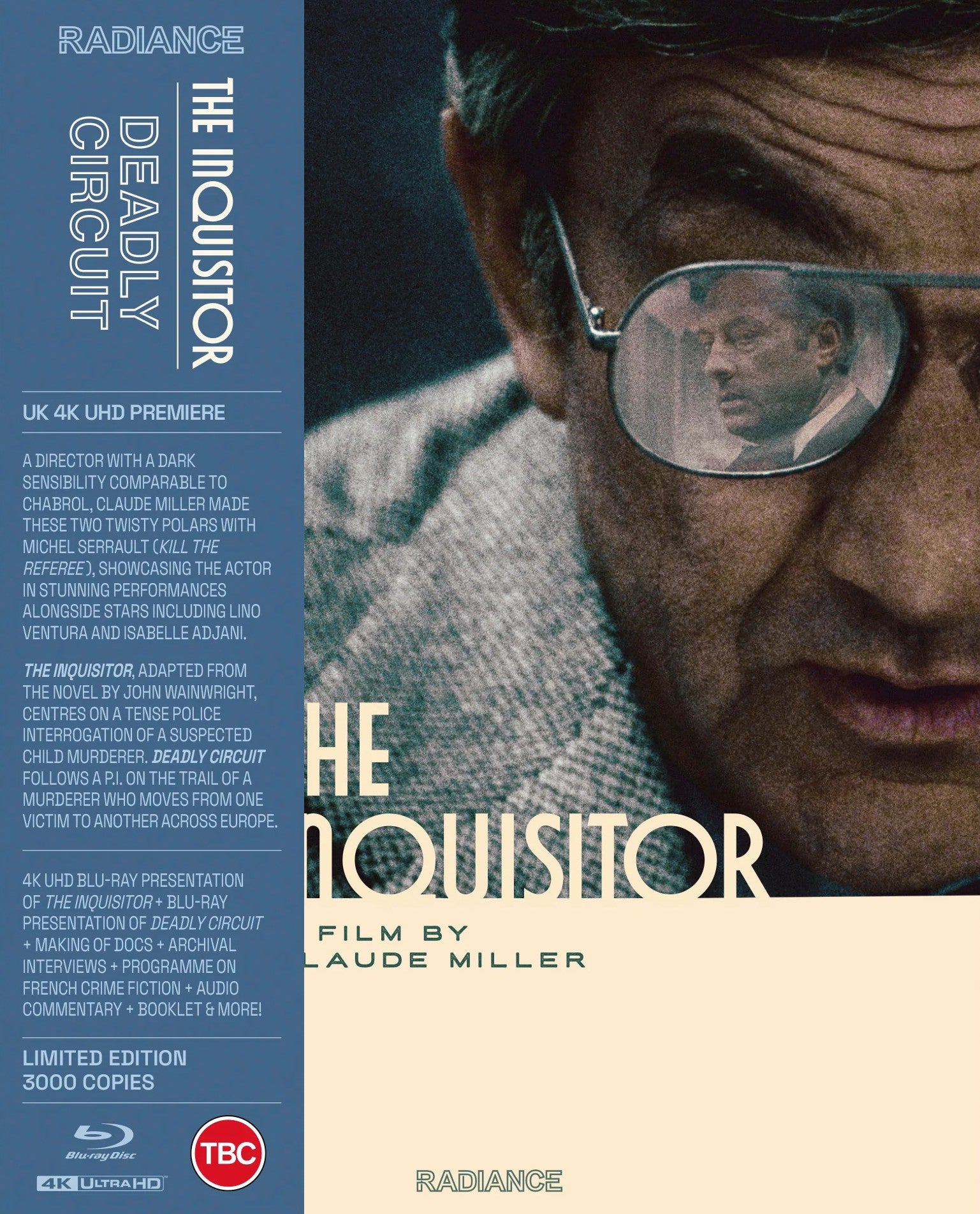 THE INQUISITOR / DEADLY CIRCUIT (REGION FREE IMPORT - LIMITED EDITION) 4K UHD/BLU-RAY