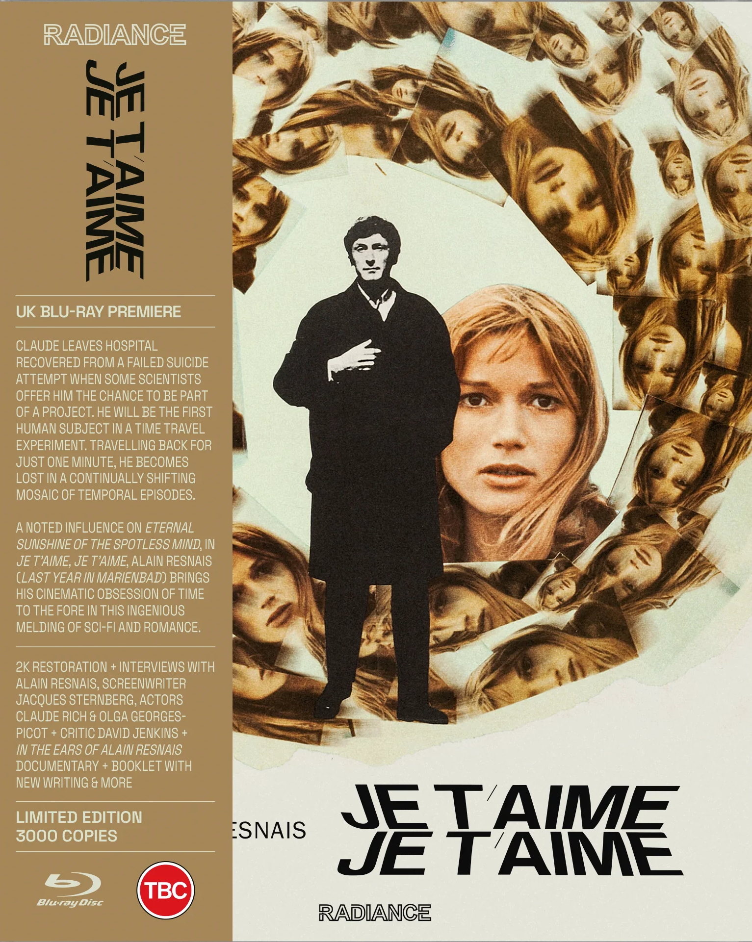 JE T'AIME, JE T'AIME (REGION FREE IMPORT - LIMITED EDITION) BLU-RAY