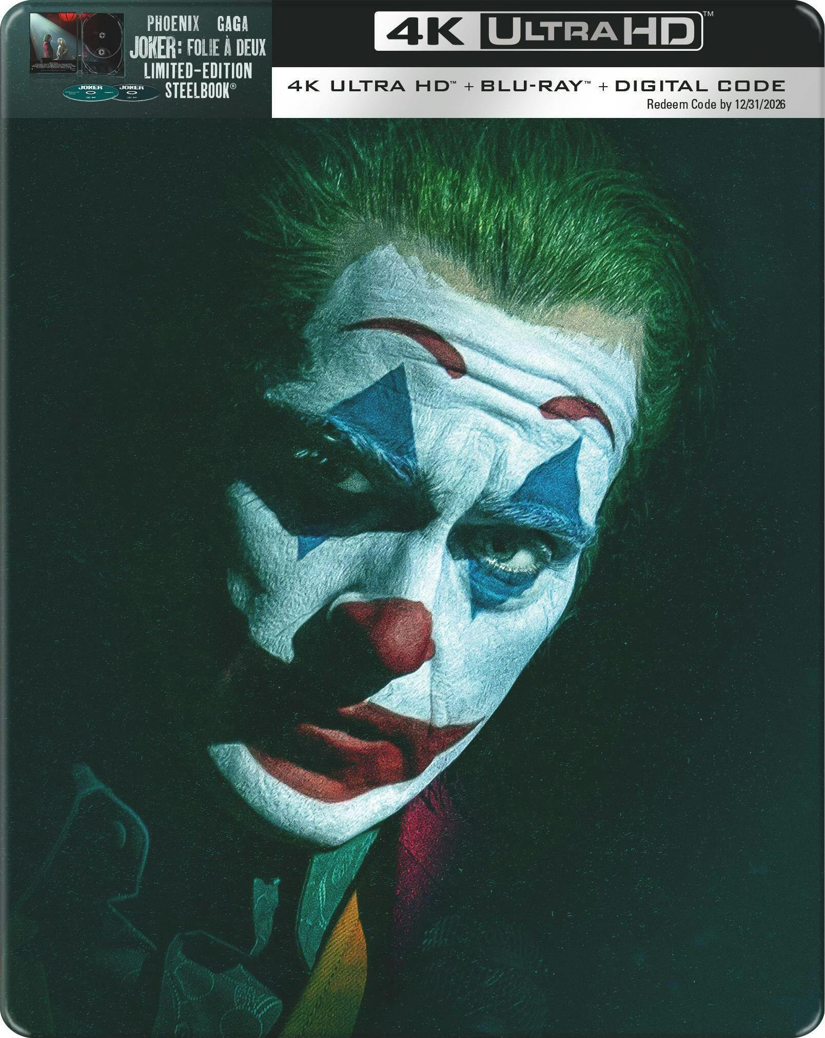 ジョーカー フォリアドゥ4K ULTRA HD & ブルーレイ スチールブック