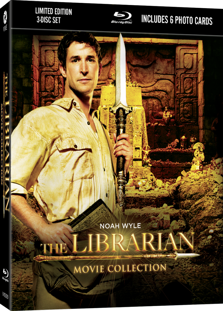 THE LIBRARIAN MOVIE COLLECTION (REGION FREE IMPORT - LIMITED EDITION)  BLU-RAY