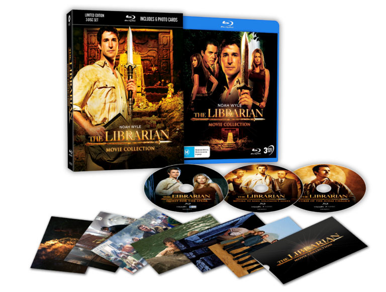 THE LIBRARIAN MOVIE COLLECTION (REGION FREE IMPORT - LIMITED EDITION) BLU-RAY
