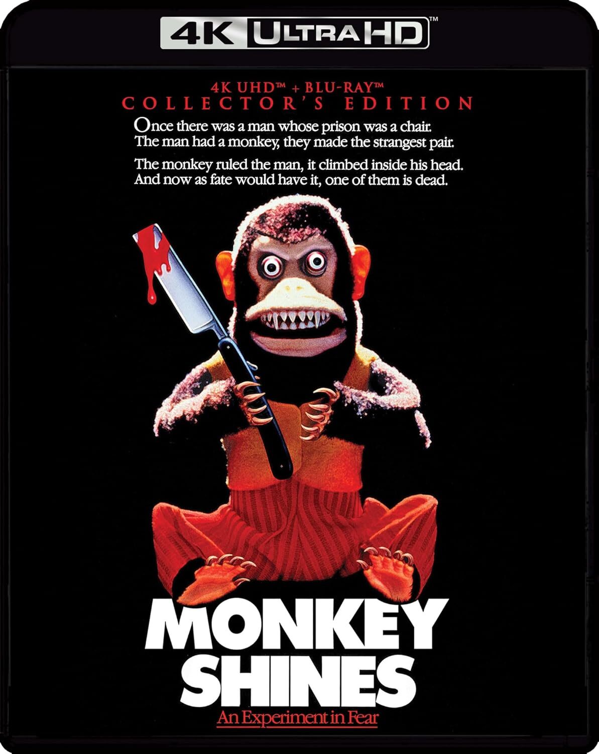 MONKEY SHINES 4K UHD/BLU-RAY