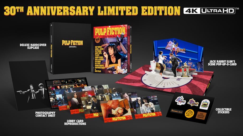 PULP FICTION (REGION FREE/B IMPORT - LIMITED EDITION) 4K UHD/BLU-RAY