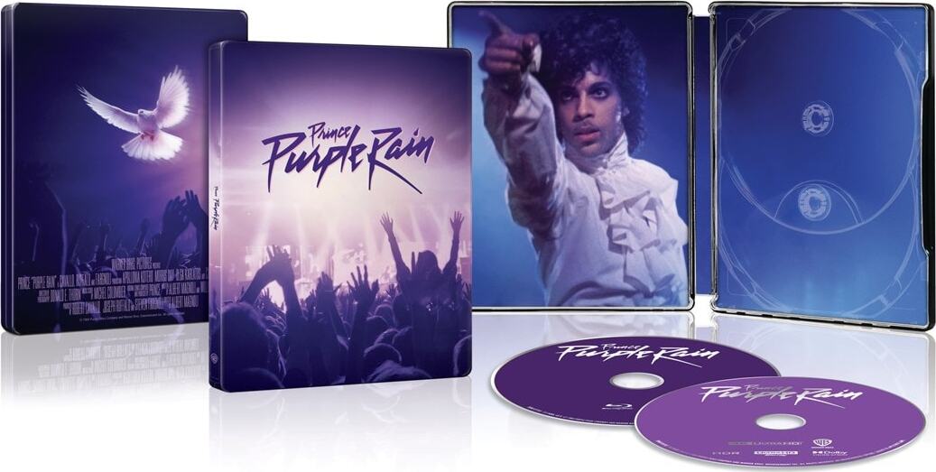 PURPLE RAIN (REGION FREE IMPORT - LIMITED EDITION) 4K UHD/BLU-RAY STEELBOOK