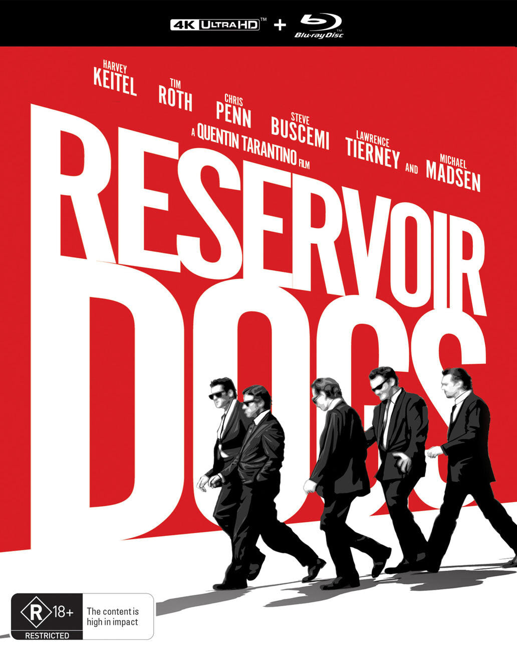 RESERVOIR DOGS (REGION FREE IMPORT - LIMITED EDITION) 4K UHD/BLU-RAY