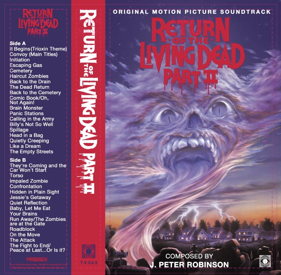 SOUNDTRACK - RETURN OF THE LIVING DEAD PART II CASSETTE