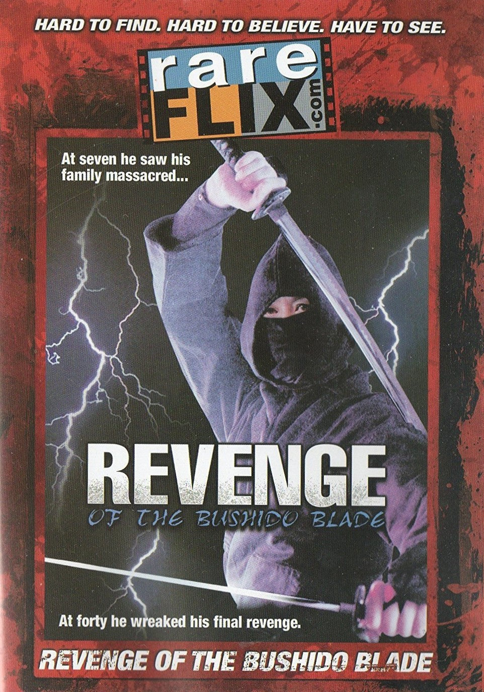 REVENGE OF THE BUSHIDO BLADE DVD