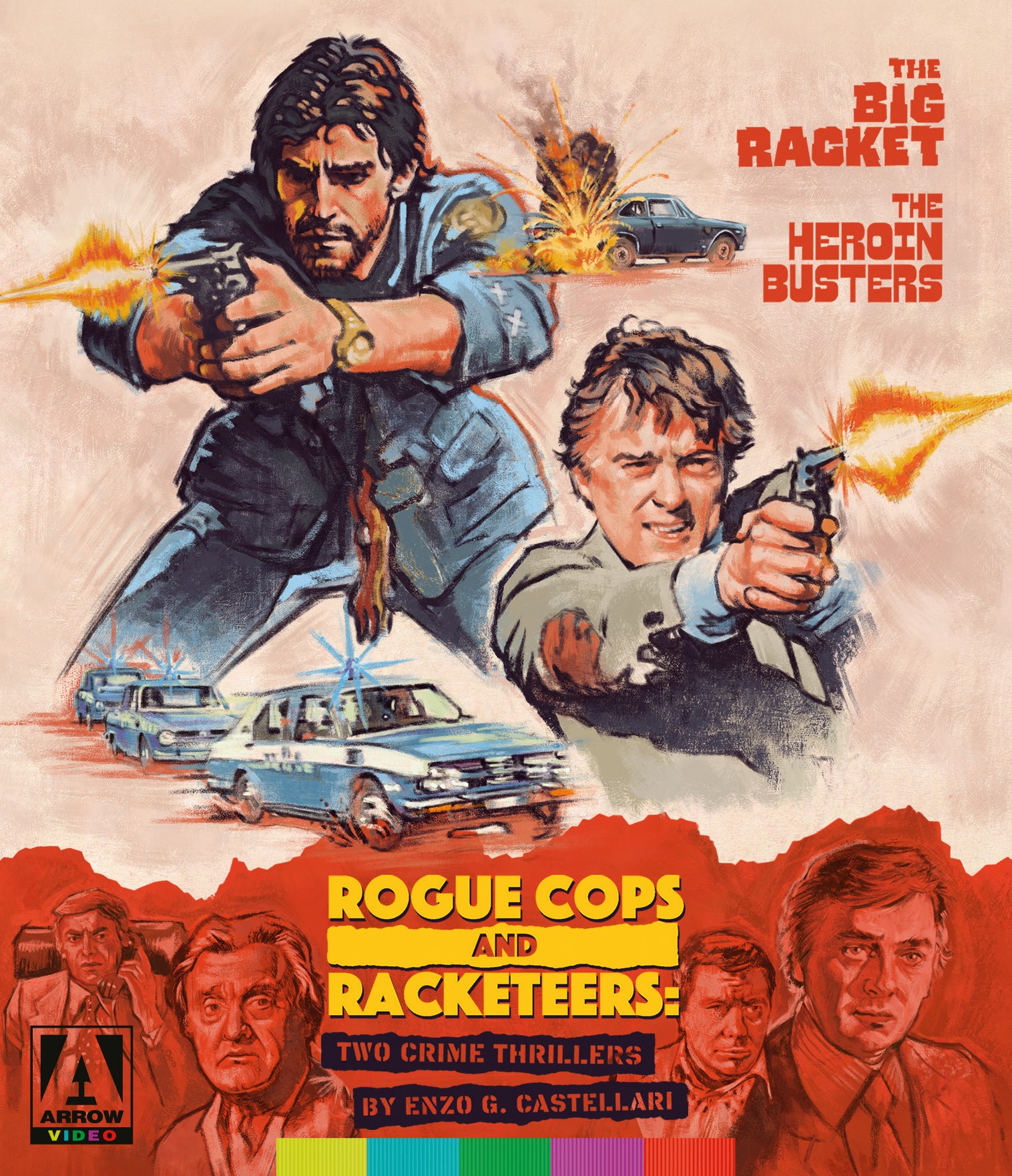 ROGUE COPS AND RACKETEERS: TWO CRIME THRILLERS BY ENZO G CASTELLARI BLU-RAY