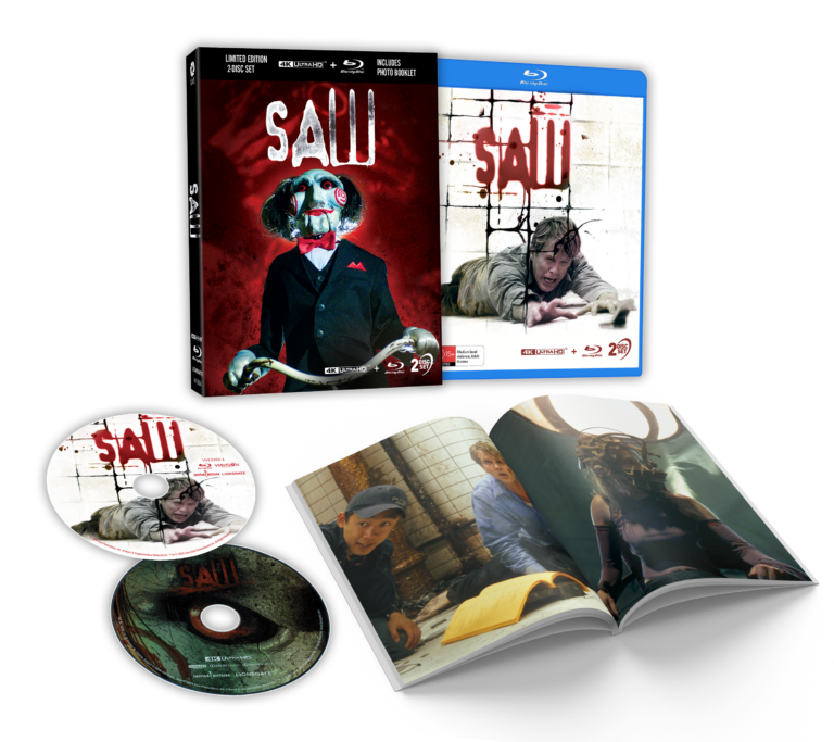 SAW (REGION FREE IMPORT - LIMITED EDITION) 4K UHD/BLU-RAY