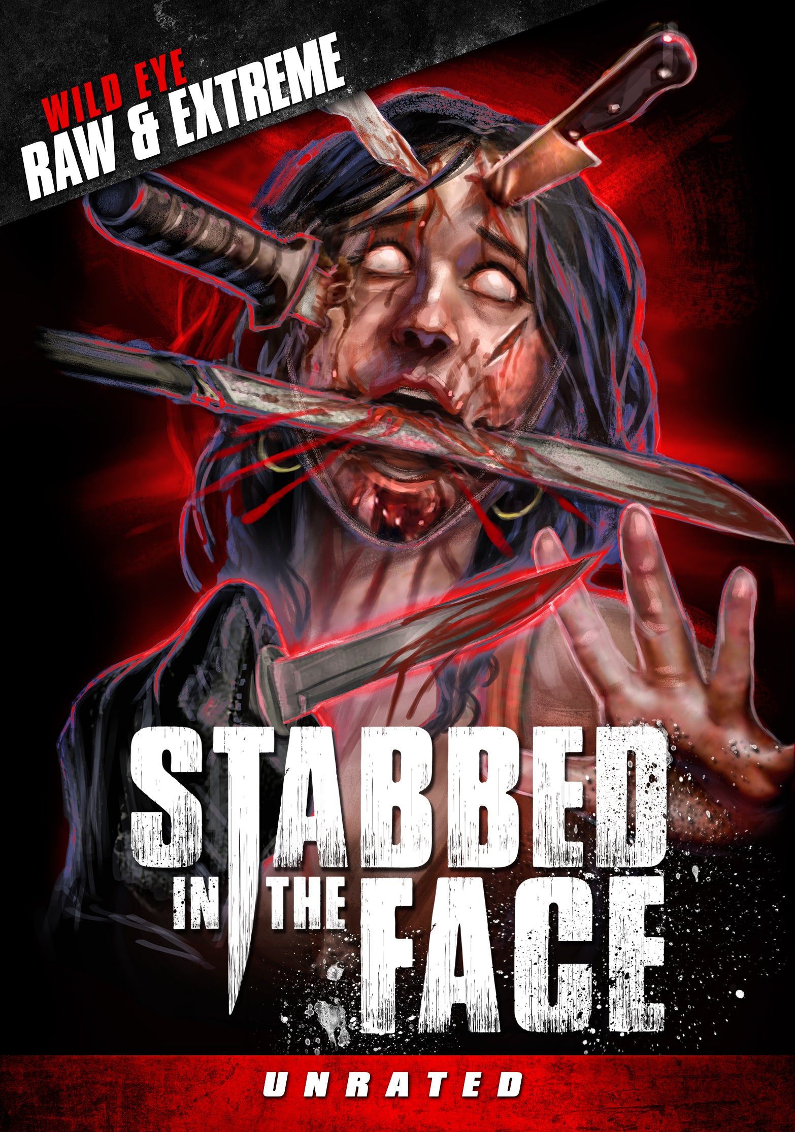 STABBED IN THE FACE DVD