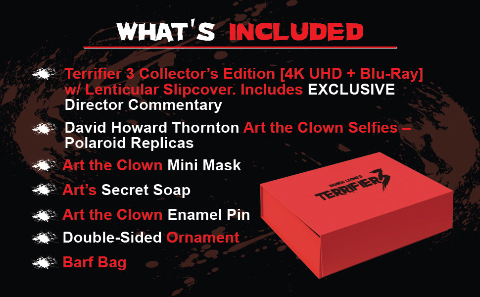 TERRIFIER 3 (LIMITED EDITION) 4K UHD/BLU-RAY