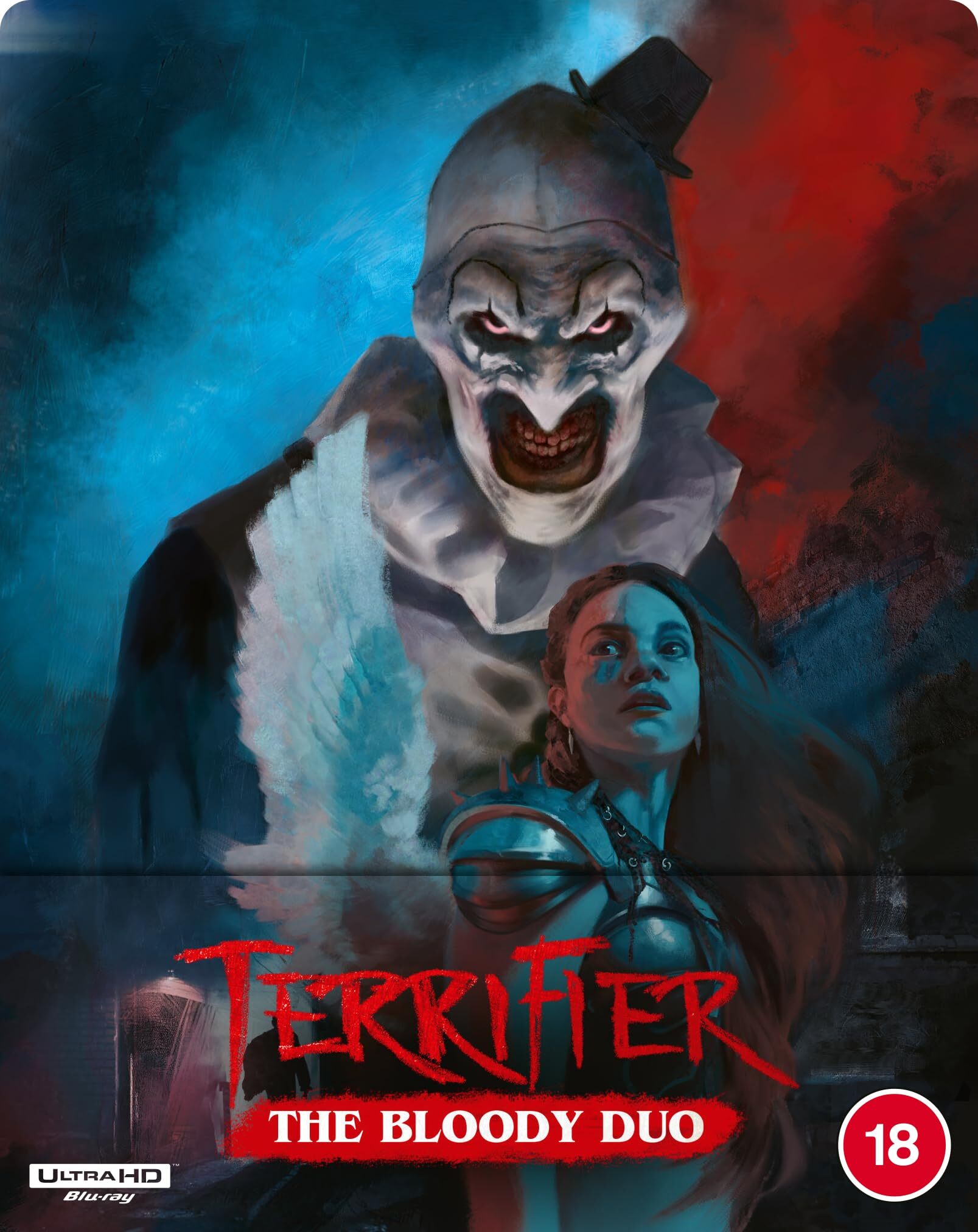 TERRIFIER: THE BLOODY DUO (REGION FREE IMPORT - LIMITED EDITION) 4K UHD STEELBOOK