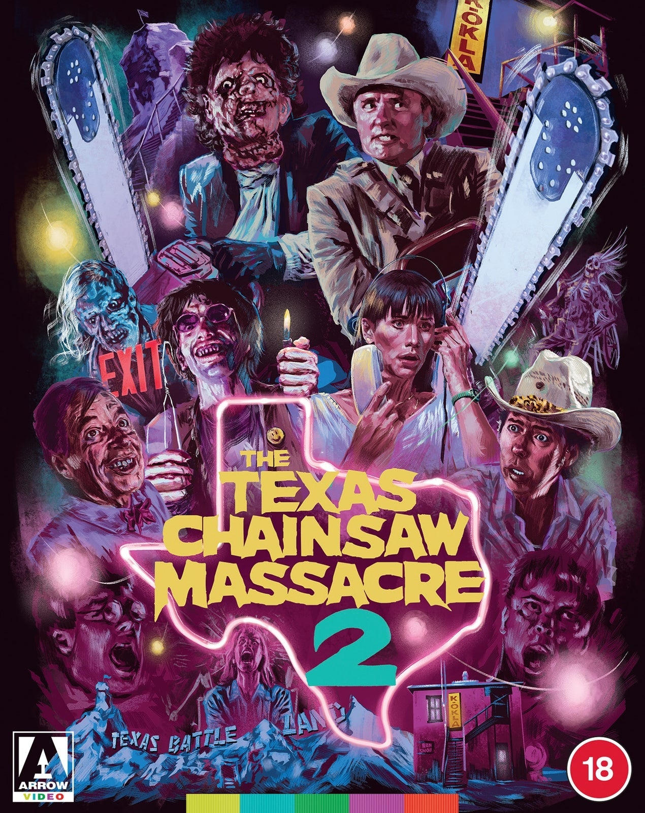 THE TEXAS CHAINSAW MASSACRE 2 (REGION B IMPORT - LIMITED EDITION) BLU-RAY