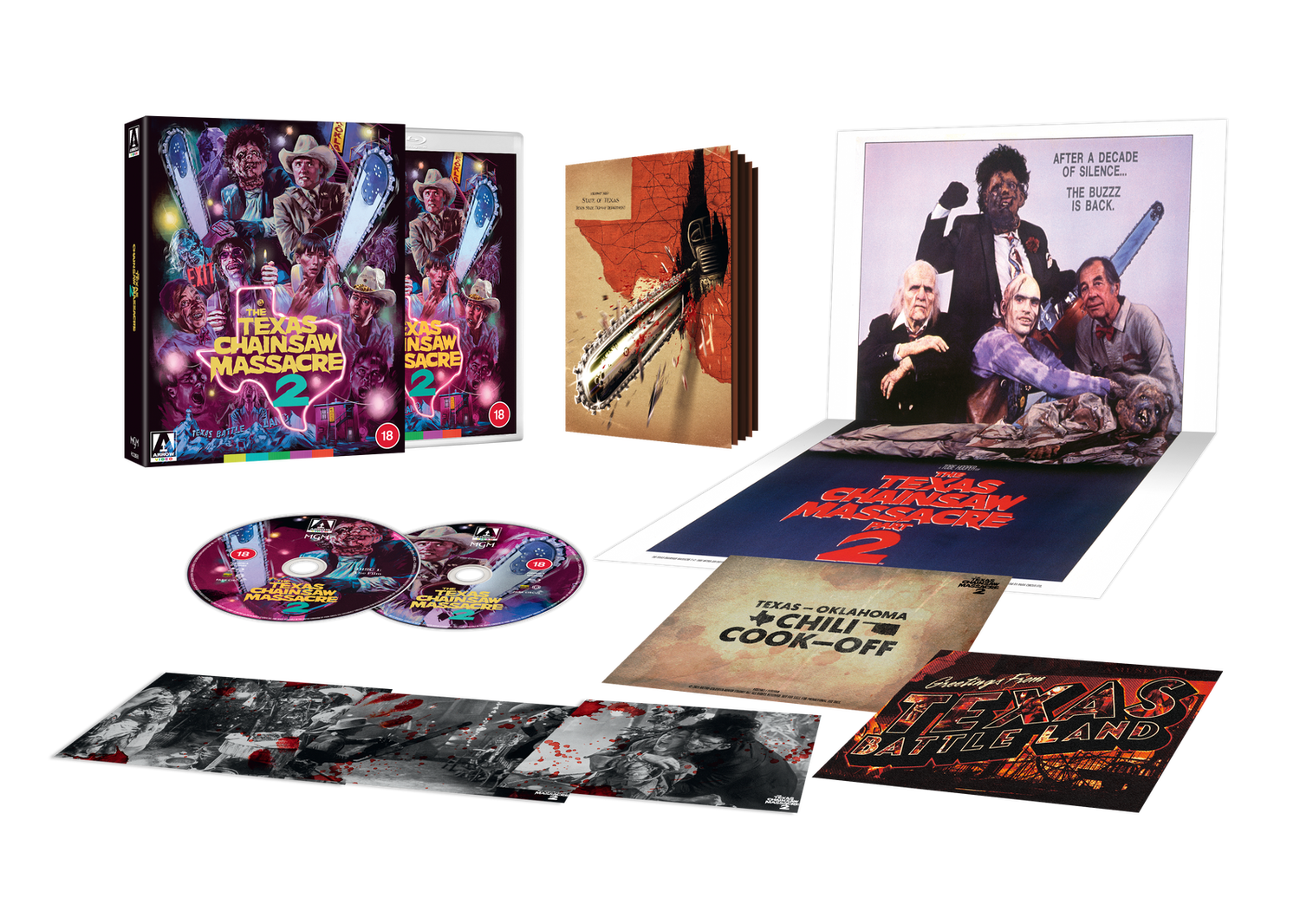 THE TEXAS CHAINSAW MASSACRE 2 (REGION B IMPORT - LIMITED EDITION) BLU-RAY