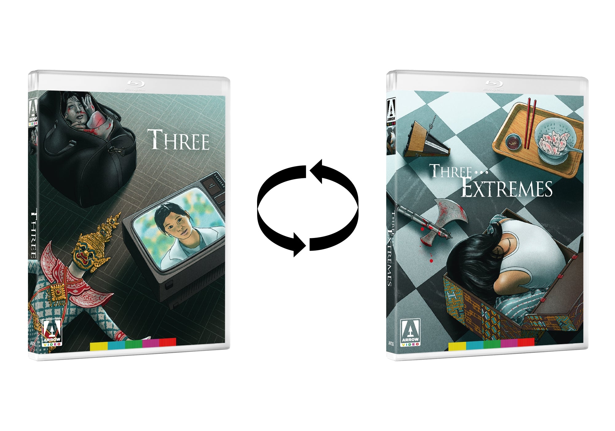 THREE / THREE... EXTREMES (LIMITED EDITION) BLU-RAY