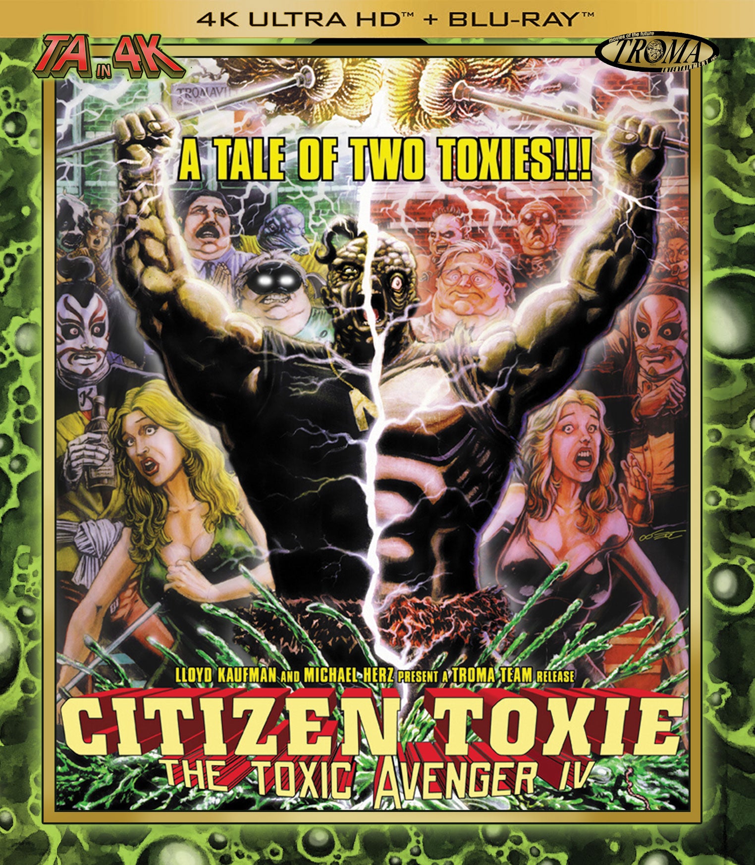 CITIZEN TOXIE: THE TOXIC AVENGER IV 4K UHD/BLU-RAY