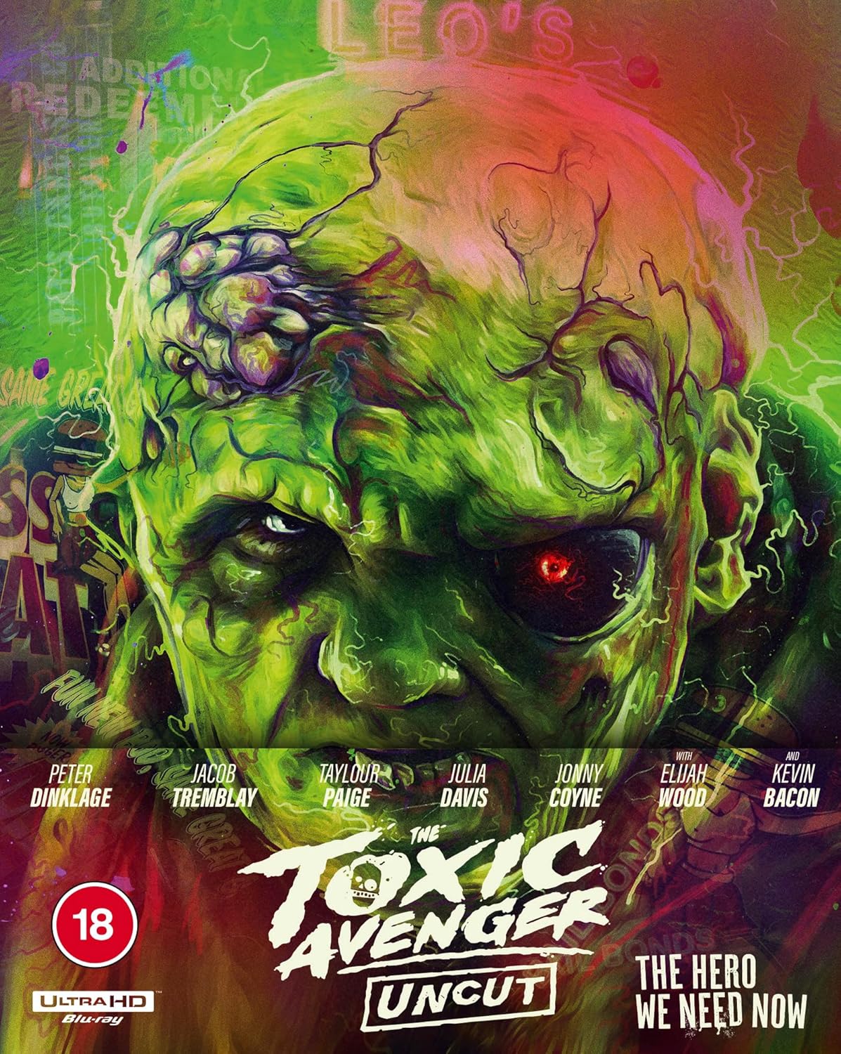 THE TOXIC AVENGER (2025) (REGION FREE/B IMPORT - LIMITED EDITION) 4K UHD/BLU-RAY STEELBOOK