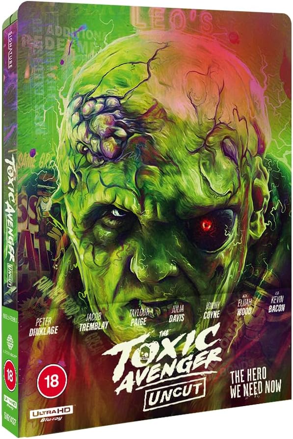 THE TOXIC AVENGER (2025) (REGION FREE/B IMPORT - LIMITED EDITION) 4K UHD/BLU-RAY STEELBOOK