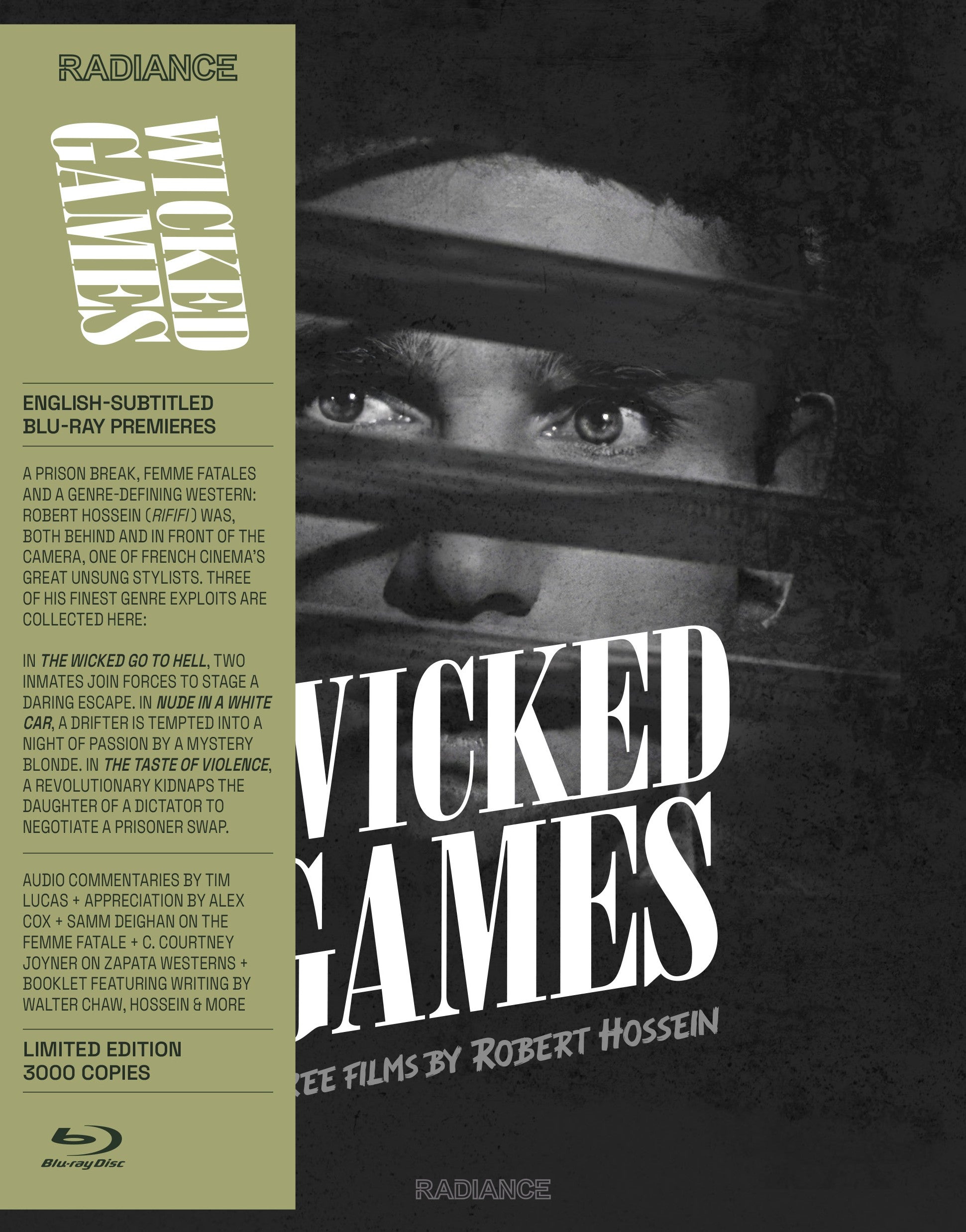 WICKED GAMES: THREE FILMS BY ROBERT HOSSEIN (LIMITED EDITION) BLU-RAY