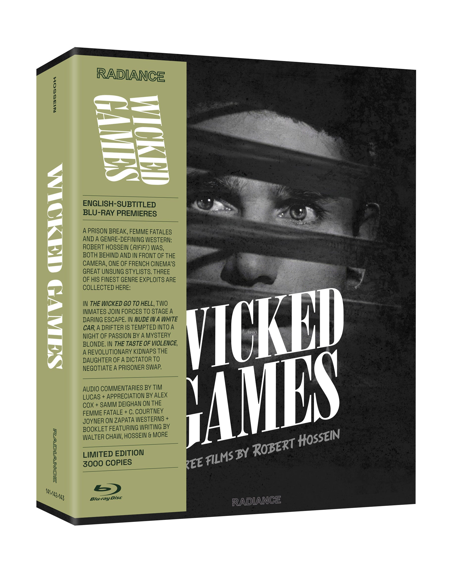 WICKED GAMES: THREE FILMS BY ROBERT HOSSEIN (LIMITED EDITION) BLU-RAY