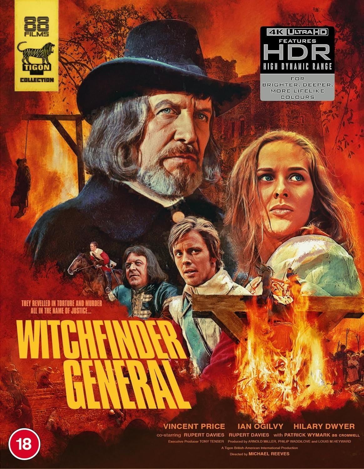 WITCHFINDER GENERAL (REGION FREE/B IMPORT) 4K UHD/BLU-RAY