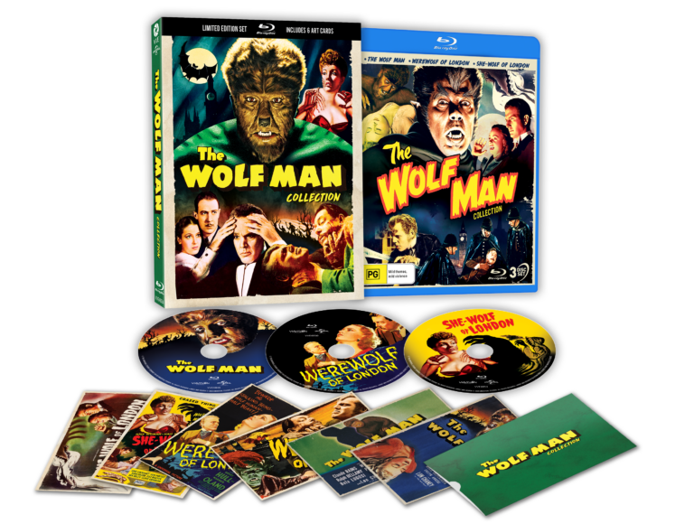 THE WOLF MAN COLLECTION (REGION FREE IMPORT - LIMITED EDITION) BLU-RAY