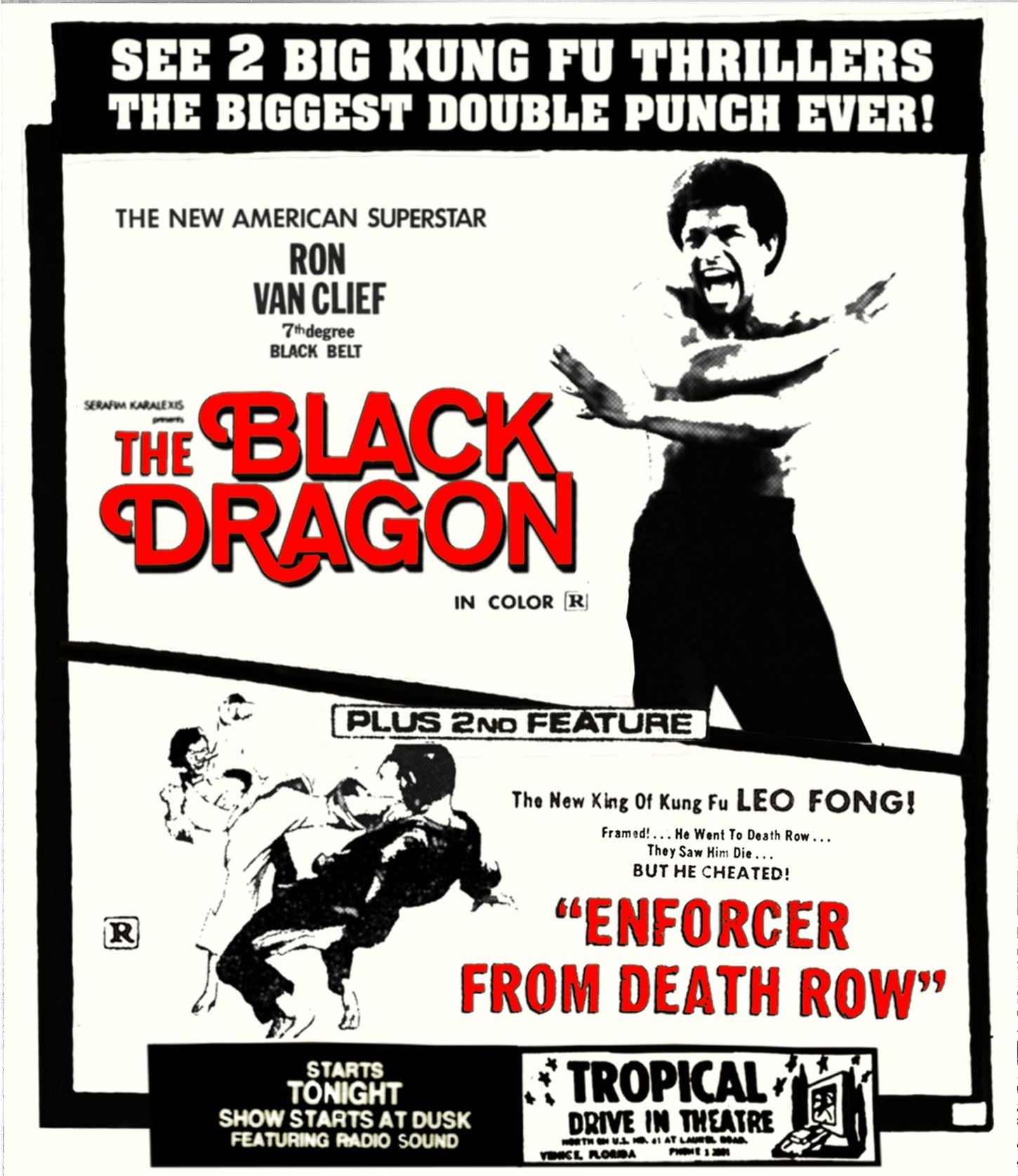 The Black Dragon / Enforcer From Death Row Blu-Ray Blu-Ray
