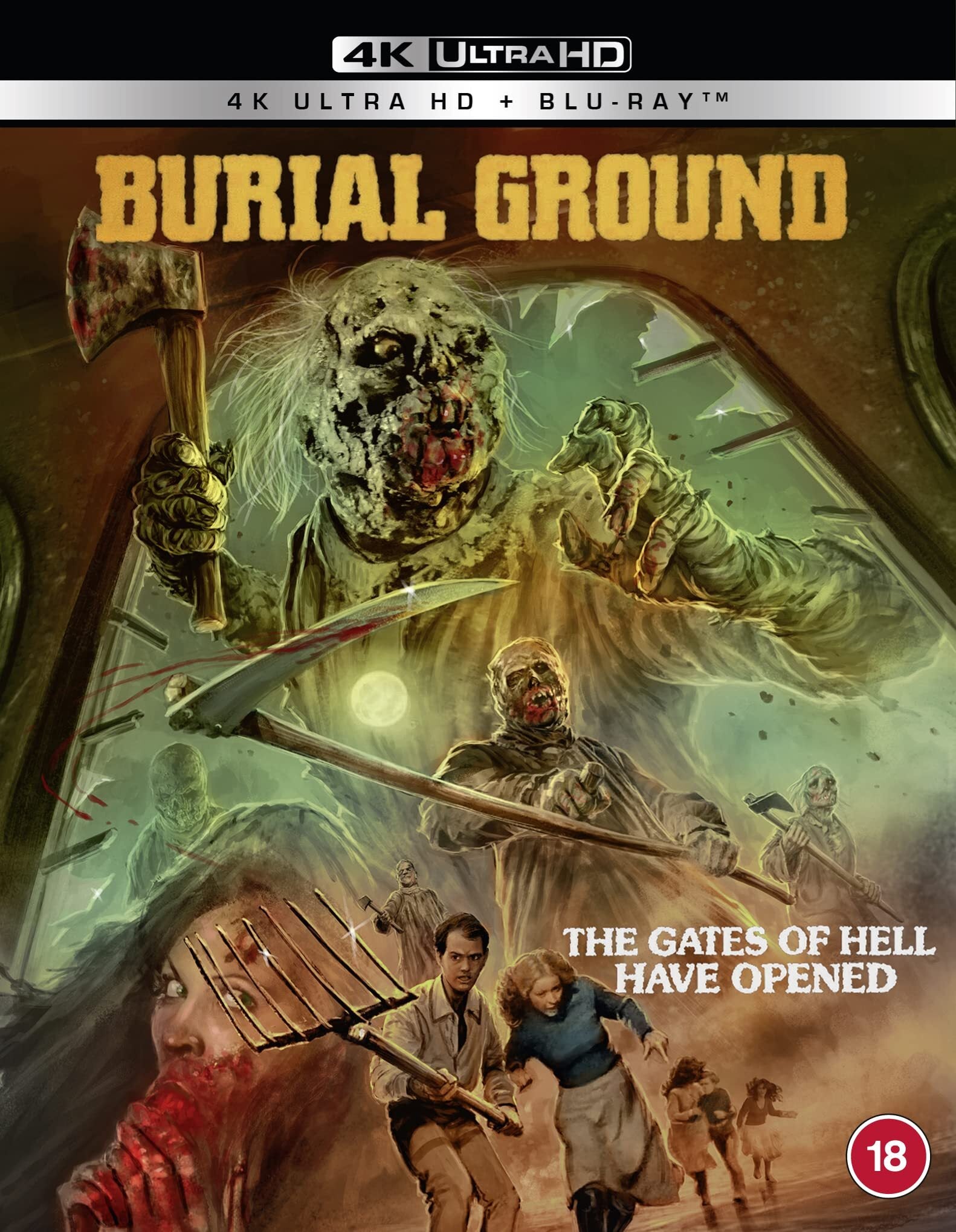 BURIAL GROUND (REGION FREE IMPORT) 4K UHD/BLU-RAY