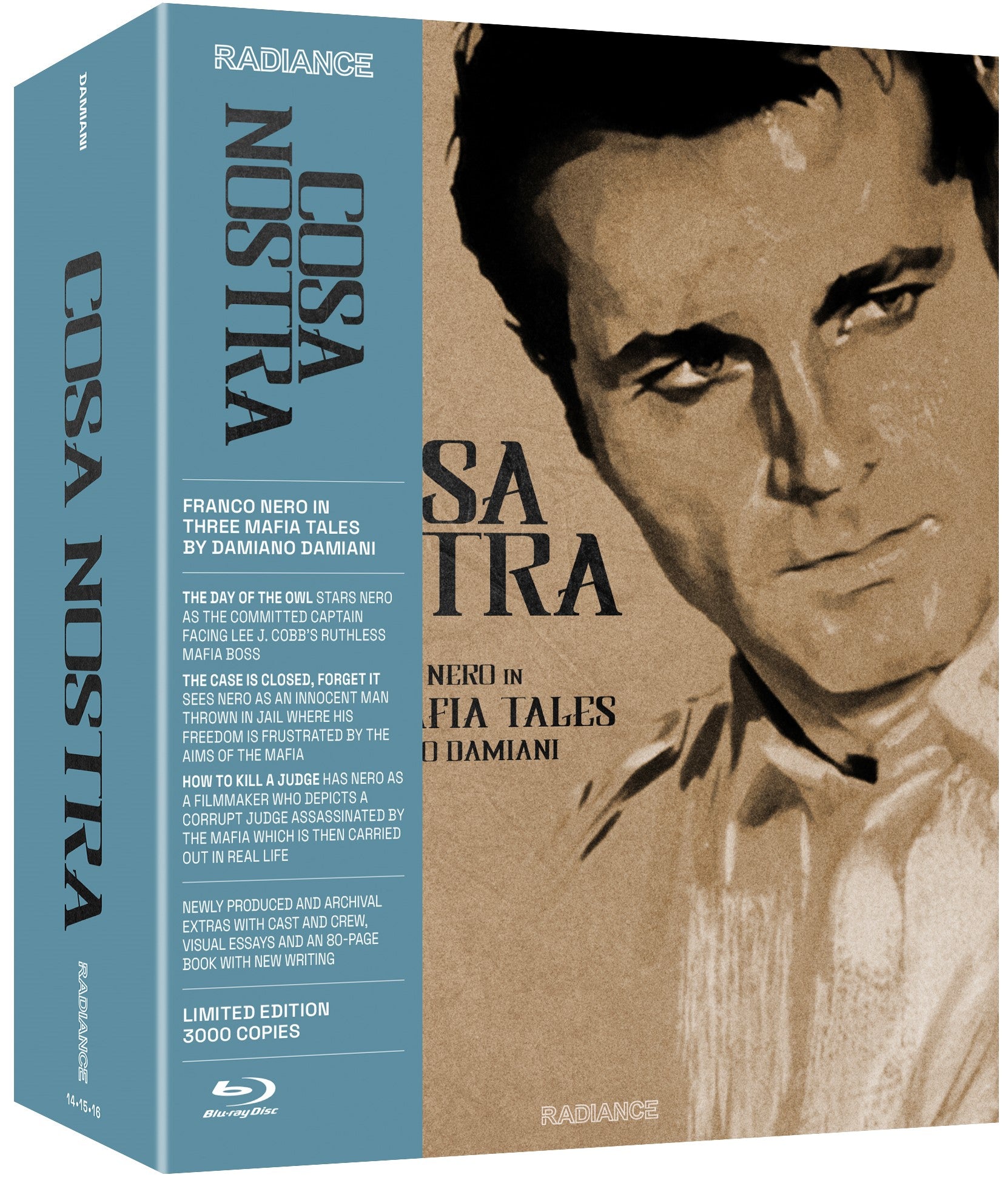 COSA NOSTRA: FRANCO NERO IN THREE MAFIA TALES BY DAMIANO DAMIANI (LIMITED EDITION) BLU-RAY