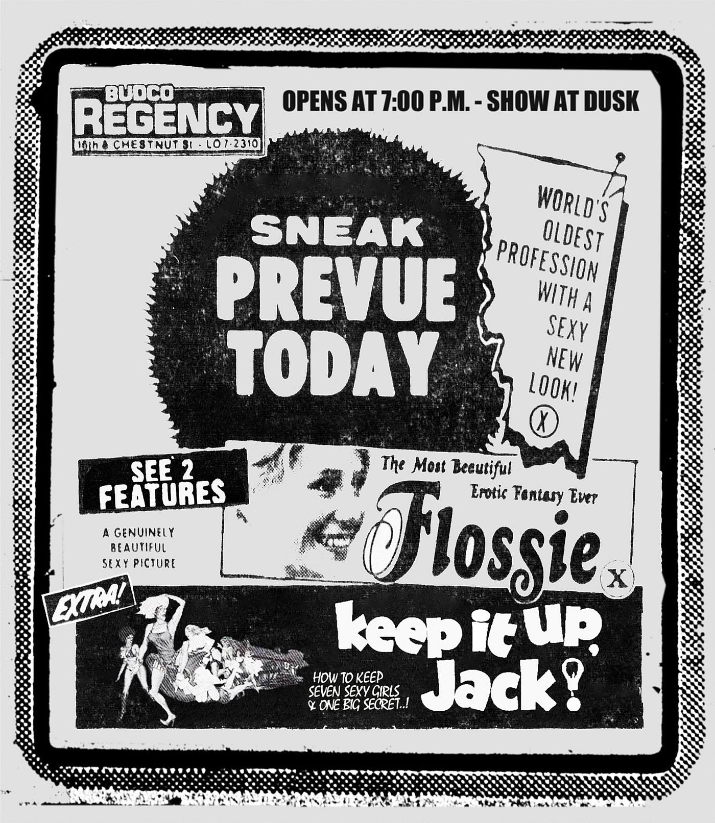 FLOSSIE / KEEP IT UP, JACK BLU-RAY