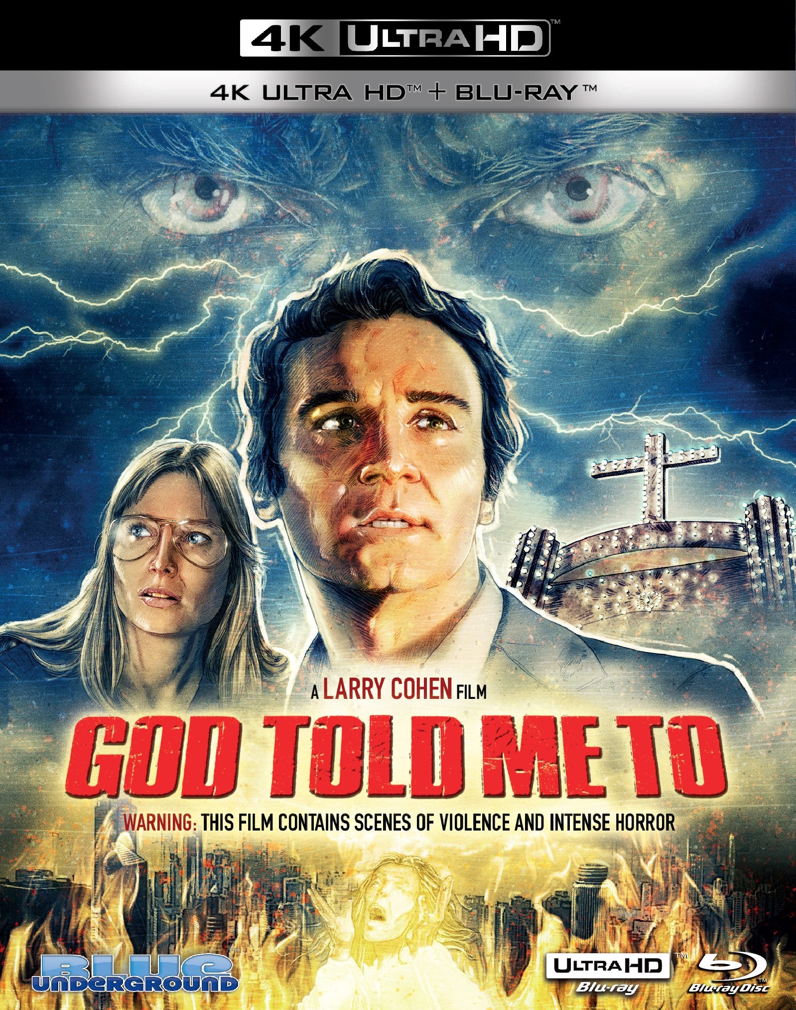 GOD TOLD ME TO 4K UHD/BLU-RAY